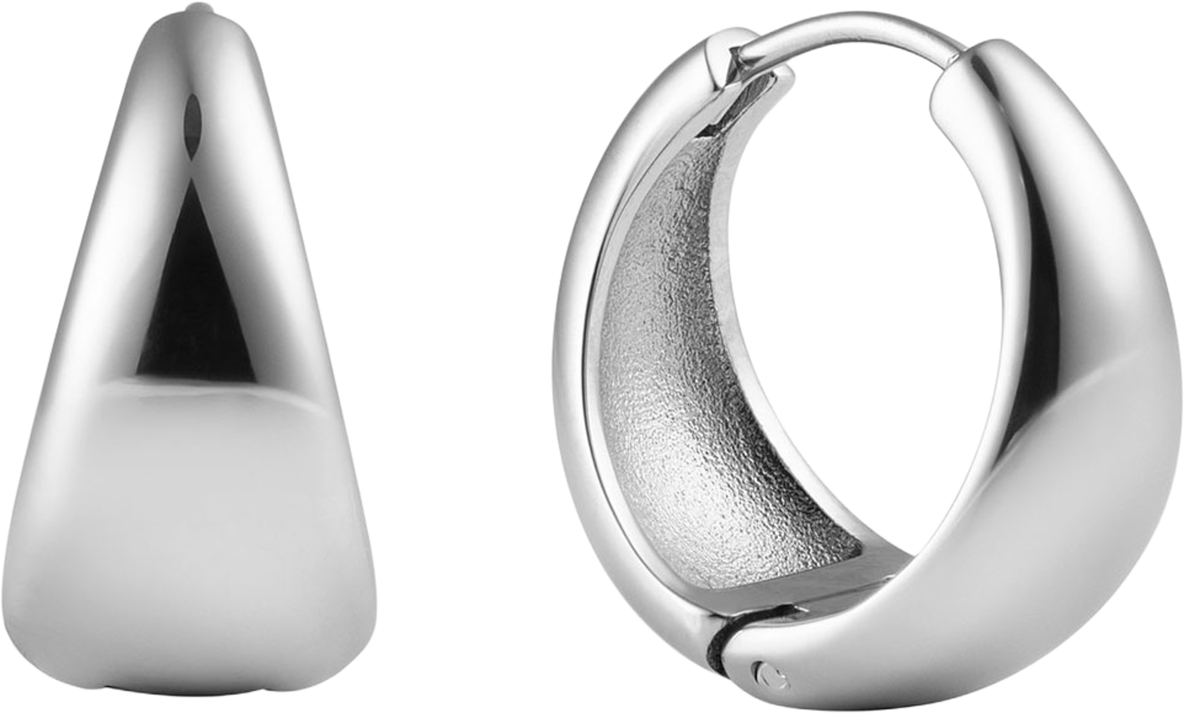 Bold Hoops Steel Large, från Mockberg, i färgen Silver. Klicka för att öppna bilden i stort format