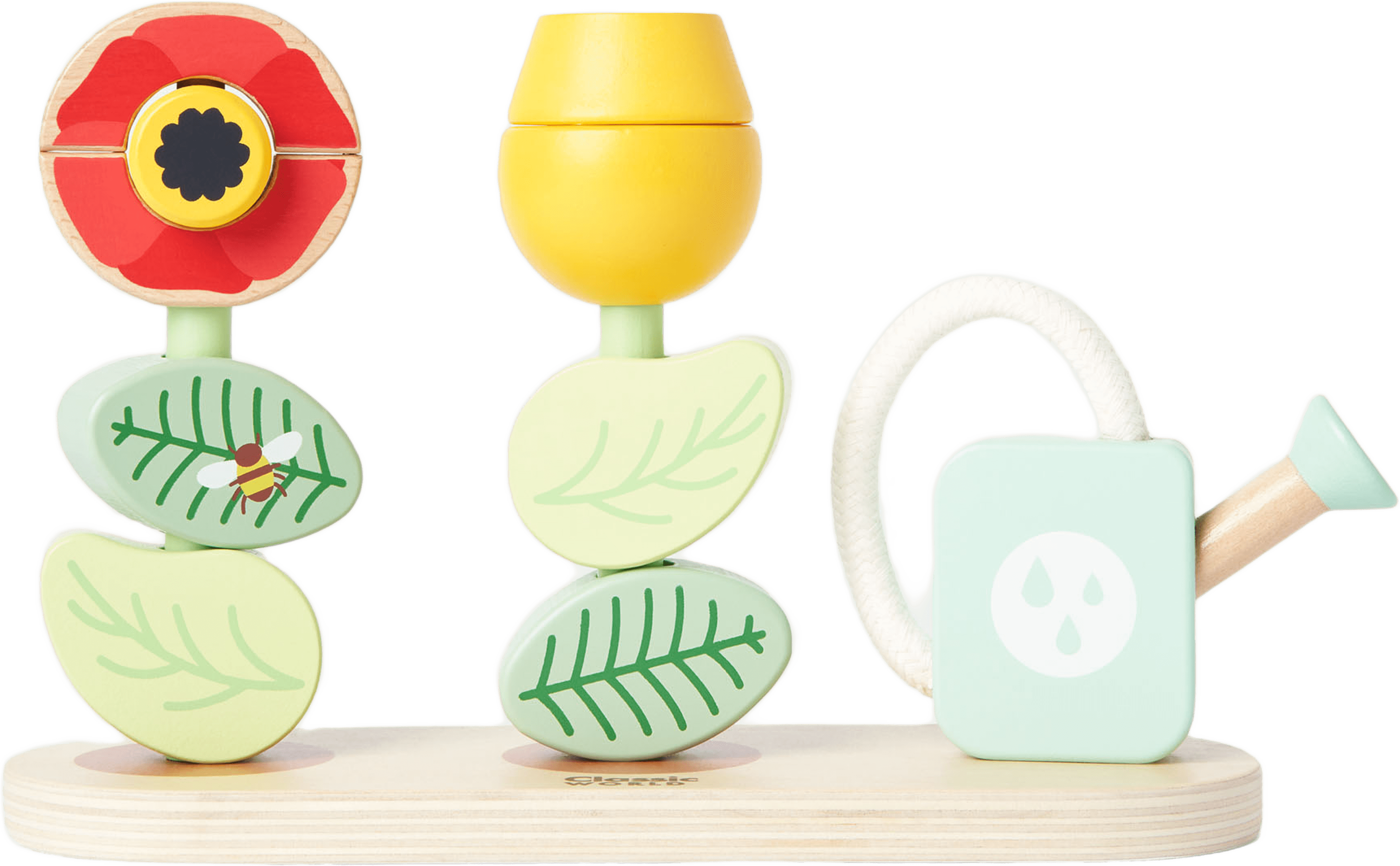 Stapelleksak med blommor, från Classic, i färgen Multicolour. Klicka för att öppna bilden i stort format