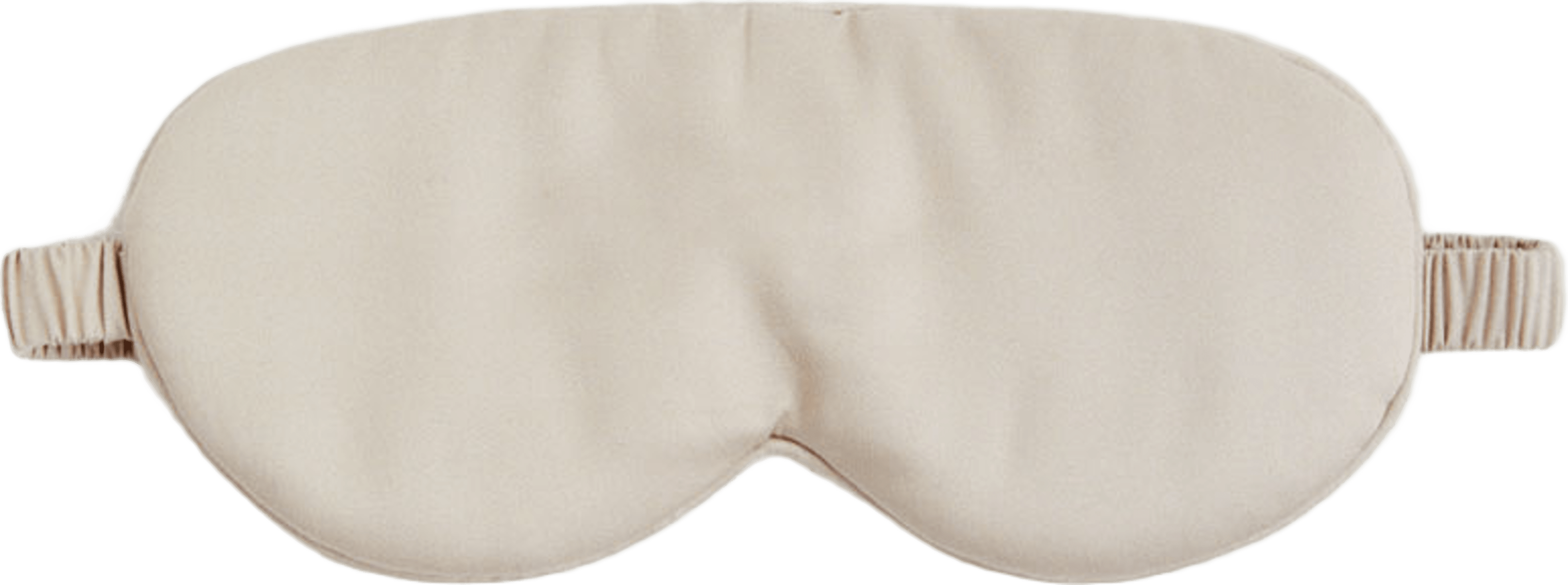 Sovmask i Bambu med påse, från Movesgood, i färgen Sand. Klicka för att öppna bilden i stort format