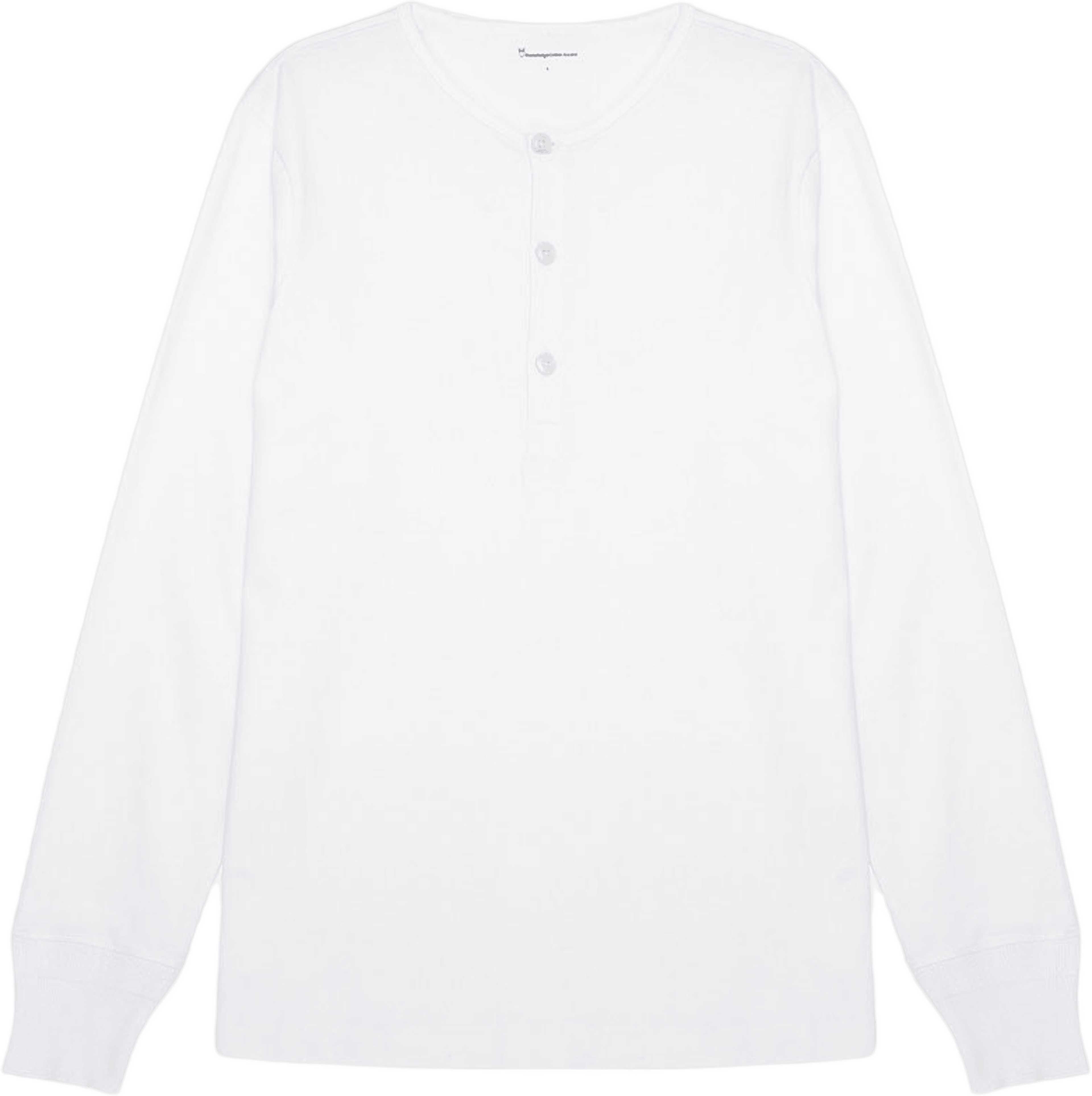 BO long sleeve henley - GOTS/Vegan