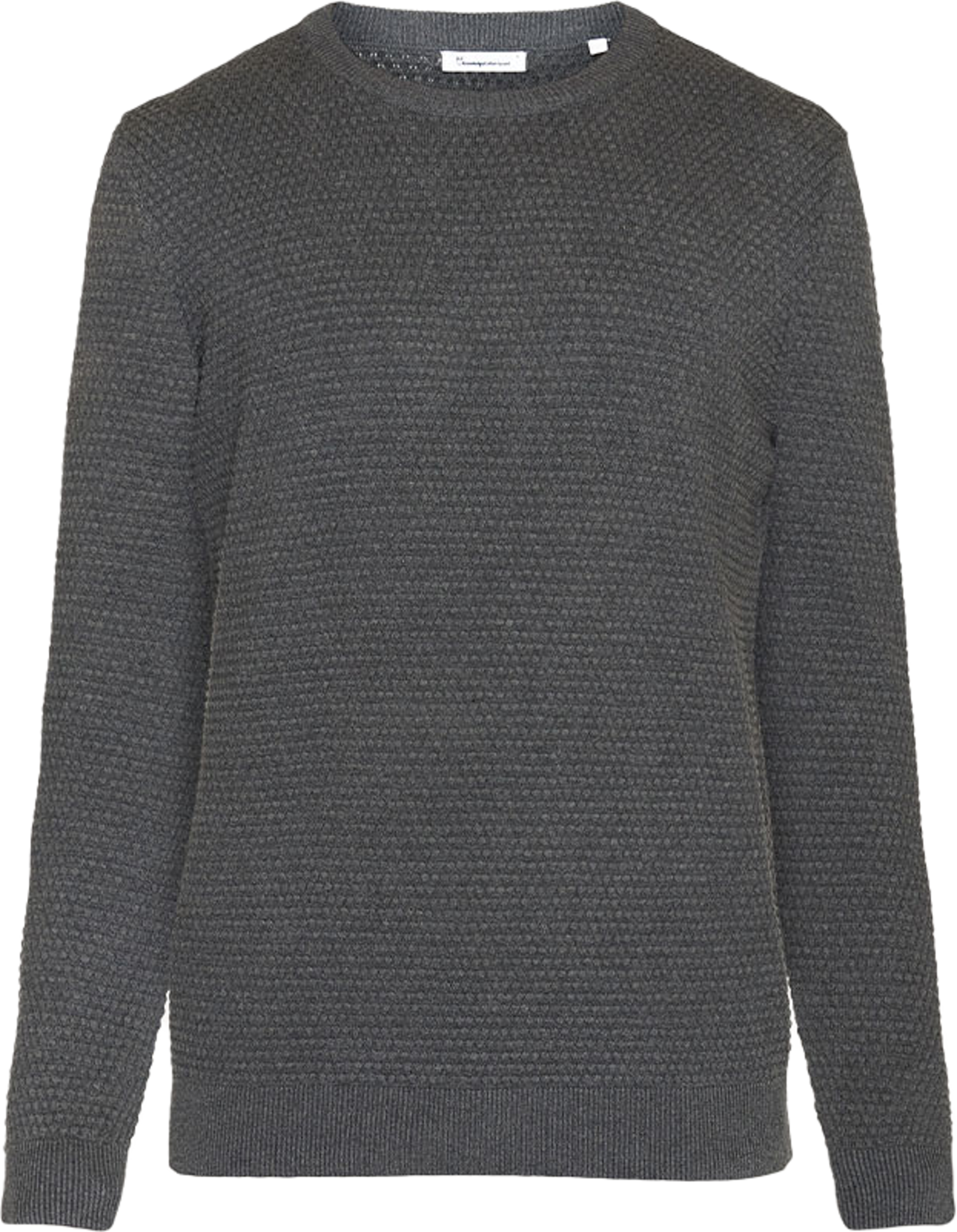 VAGN regular bubble knit crew neck - GOTS/Vegan