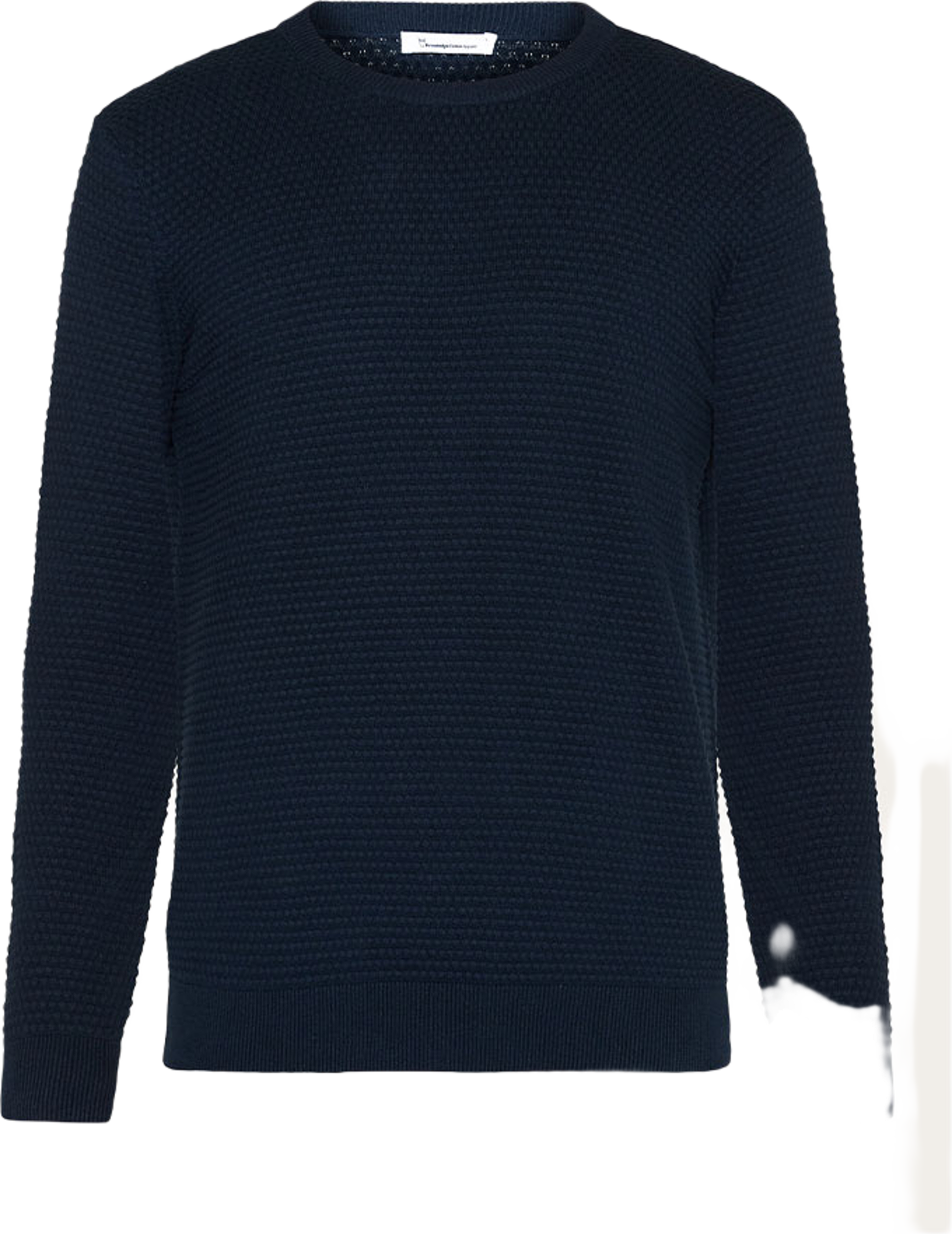 VAGN regular bubble knit crew neck - GOTS/Vegan