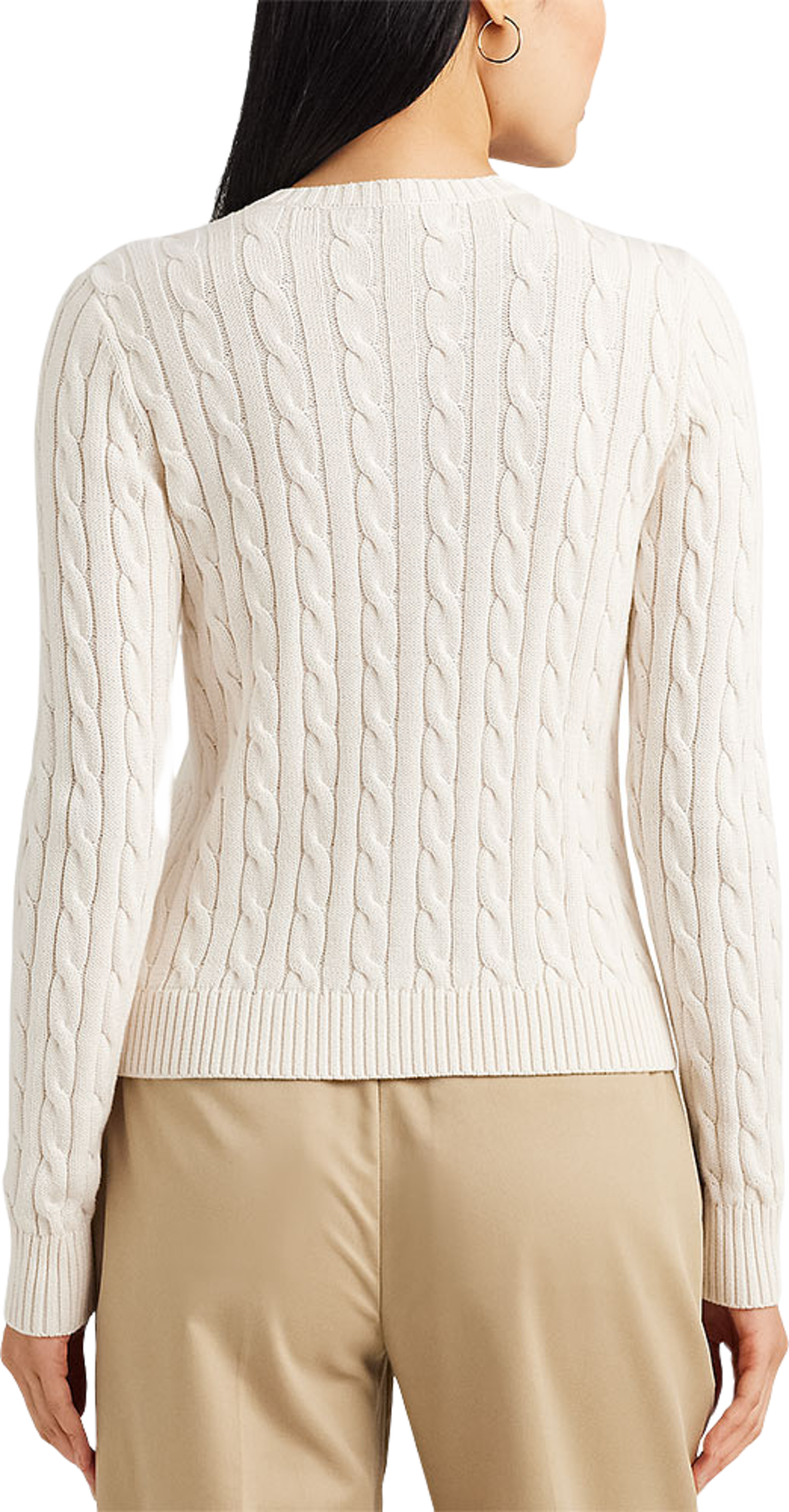 Cable-Knit Cotton Cardigan