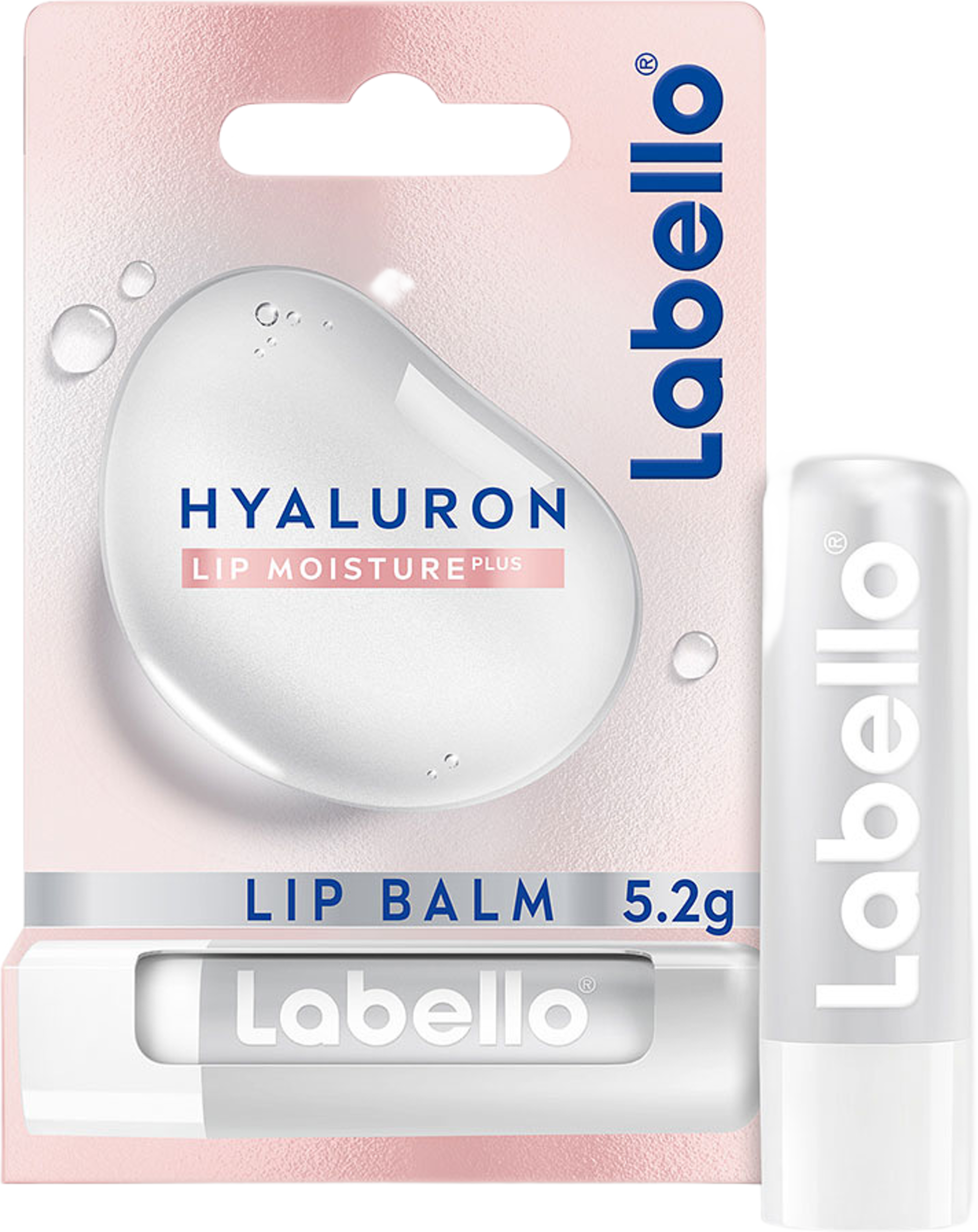 Läppbalsam Hyaluron Lip Moisture Plus Rose 5,2 g Labello