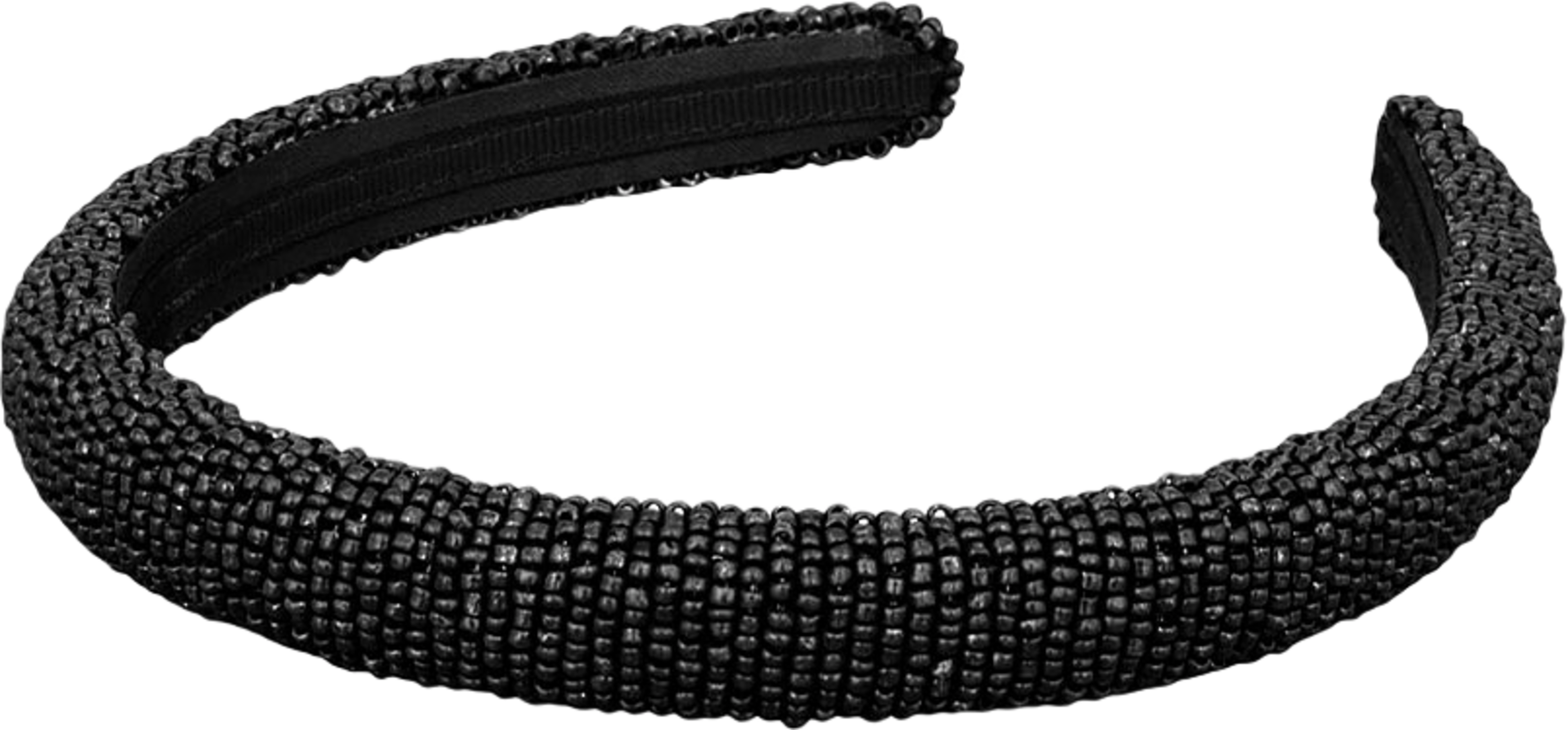 Solid Slim Beaded Hairbrace