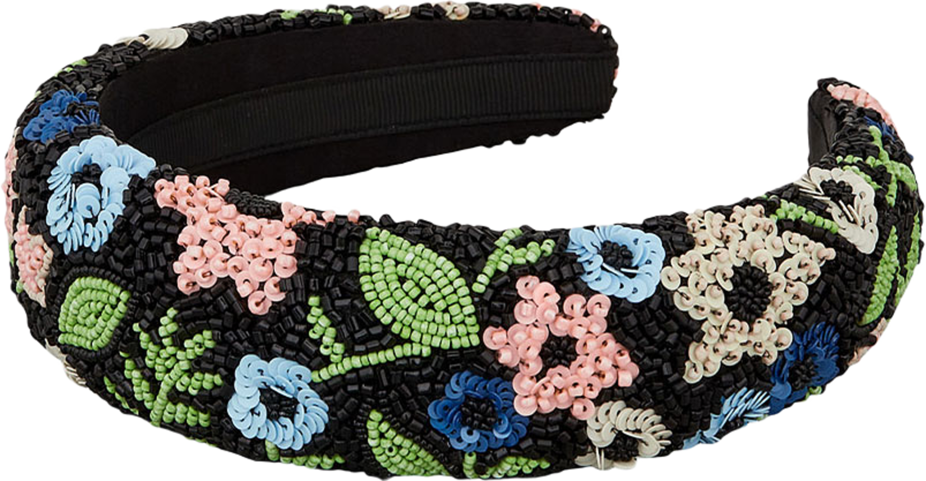 Anemona Wide Beaded Hairbrace, från Becksöndergaard, i färgen Black. Klicka för att öppna bilden i stort format