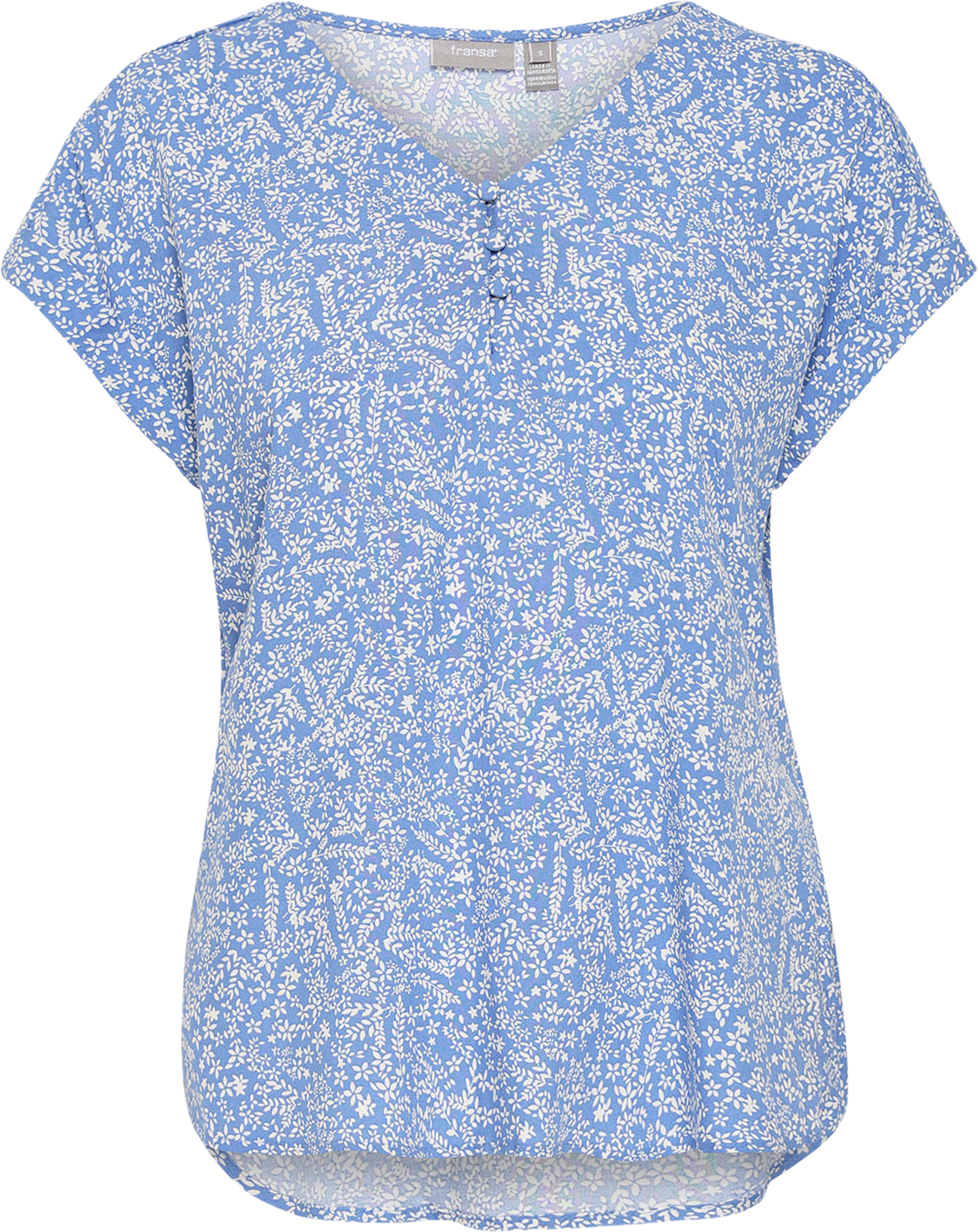 FRRELAX Blouse, från Fransa, i färgen Ebb And Flow Aop Hs2024 01c. Klicka för att öppna bilden i stort format