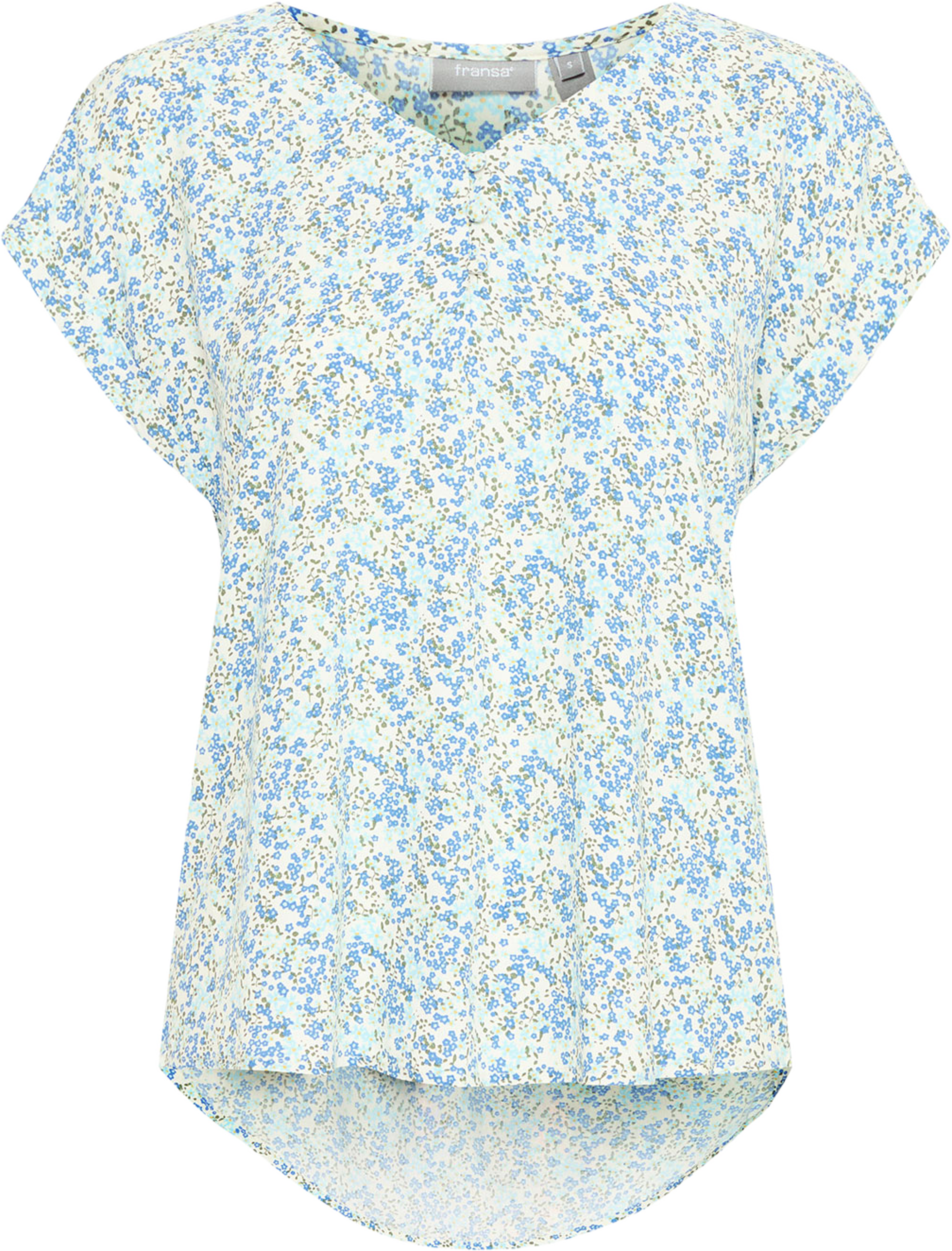 FRRELAX Blouse, från Fransa, i färgen Ebb And Flow Aop Hs24 01g. Klicka för att öppna bilden i stort format