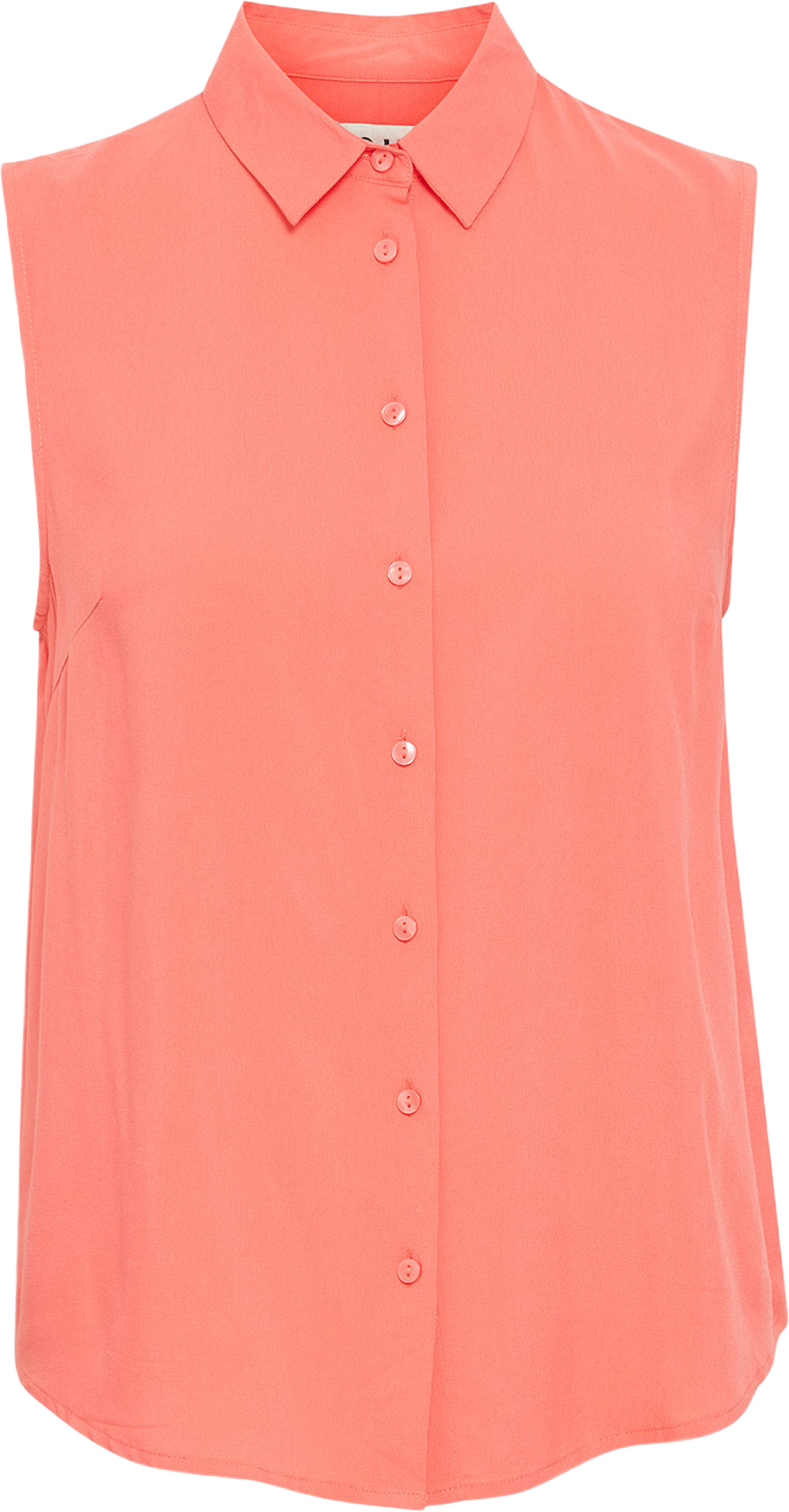 Ihmain Shirt, från ICHI, i färgen Calypso Coral. Klicka för att öppna bilden i stort format