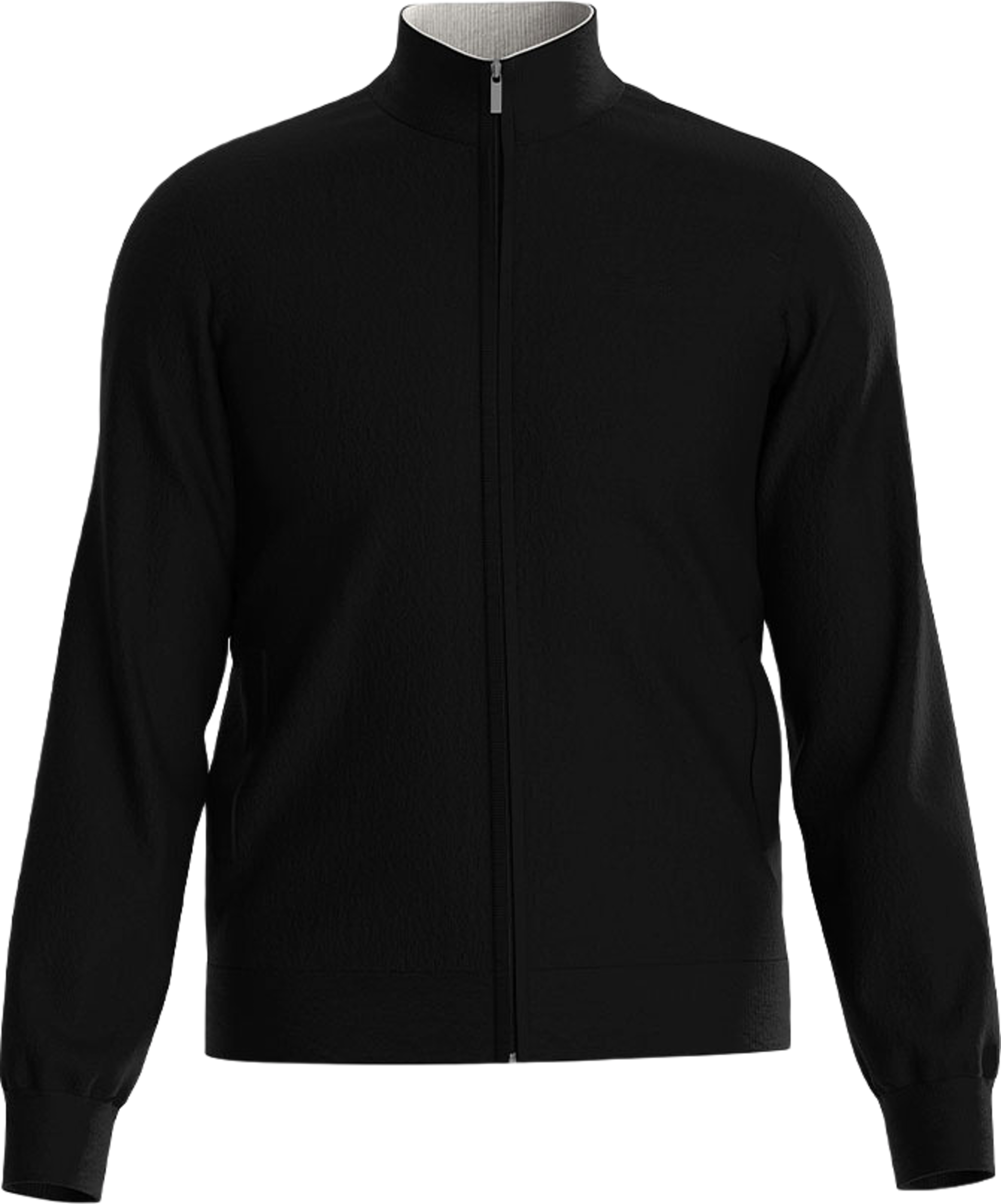 Brennan Ls Zipped Basic Cardigan