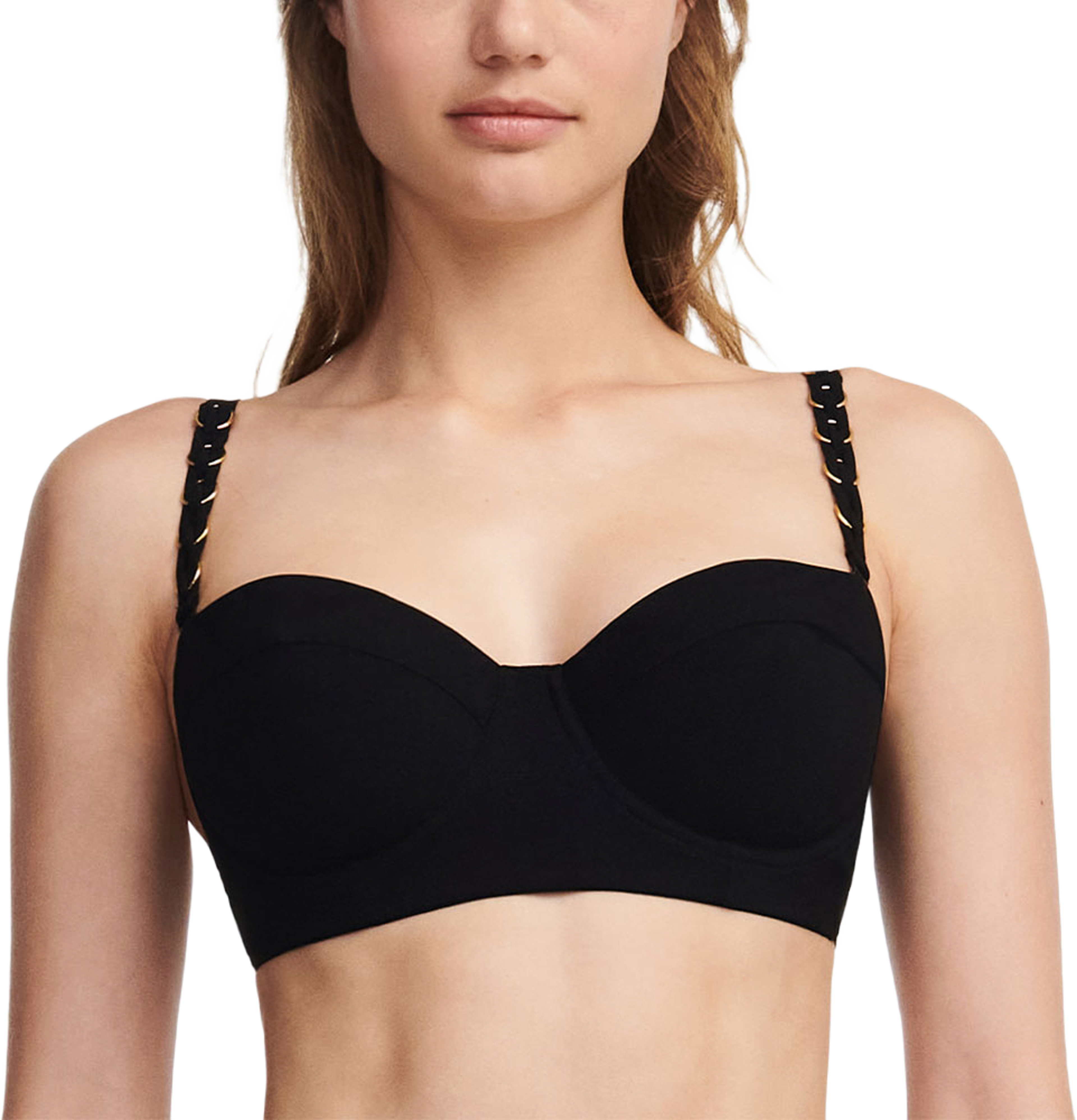 Emblem Half-Cup Bra