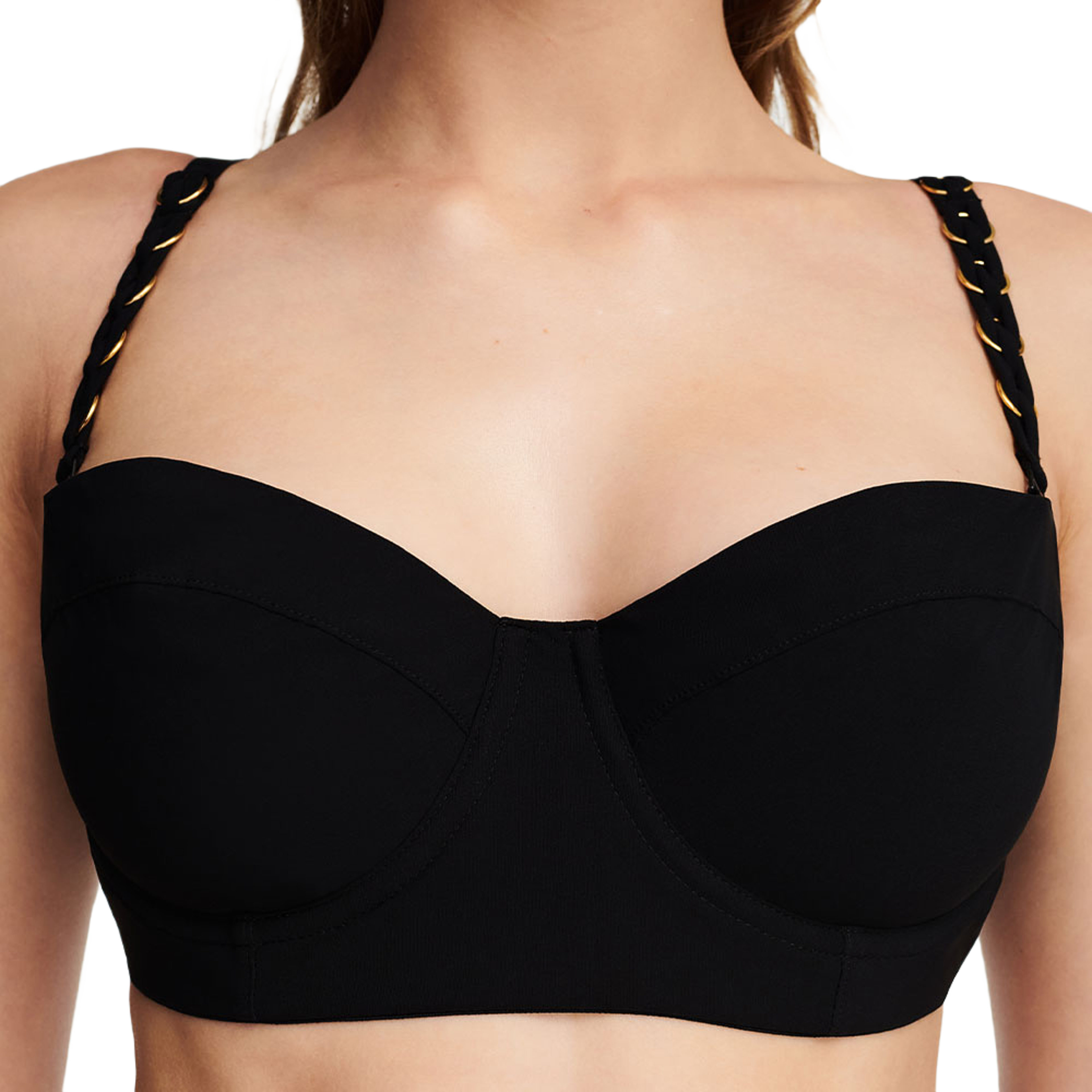 Emblem Half-Cup Bra
