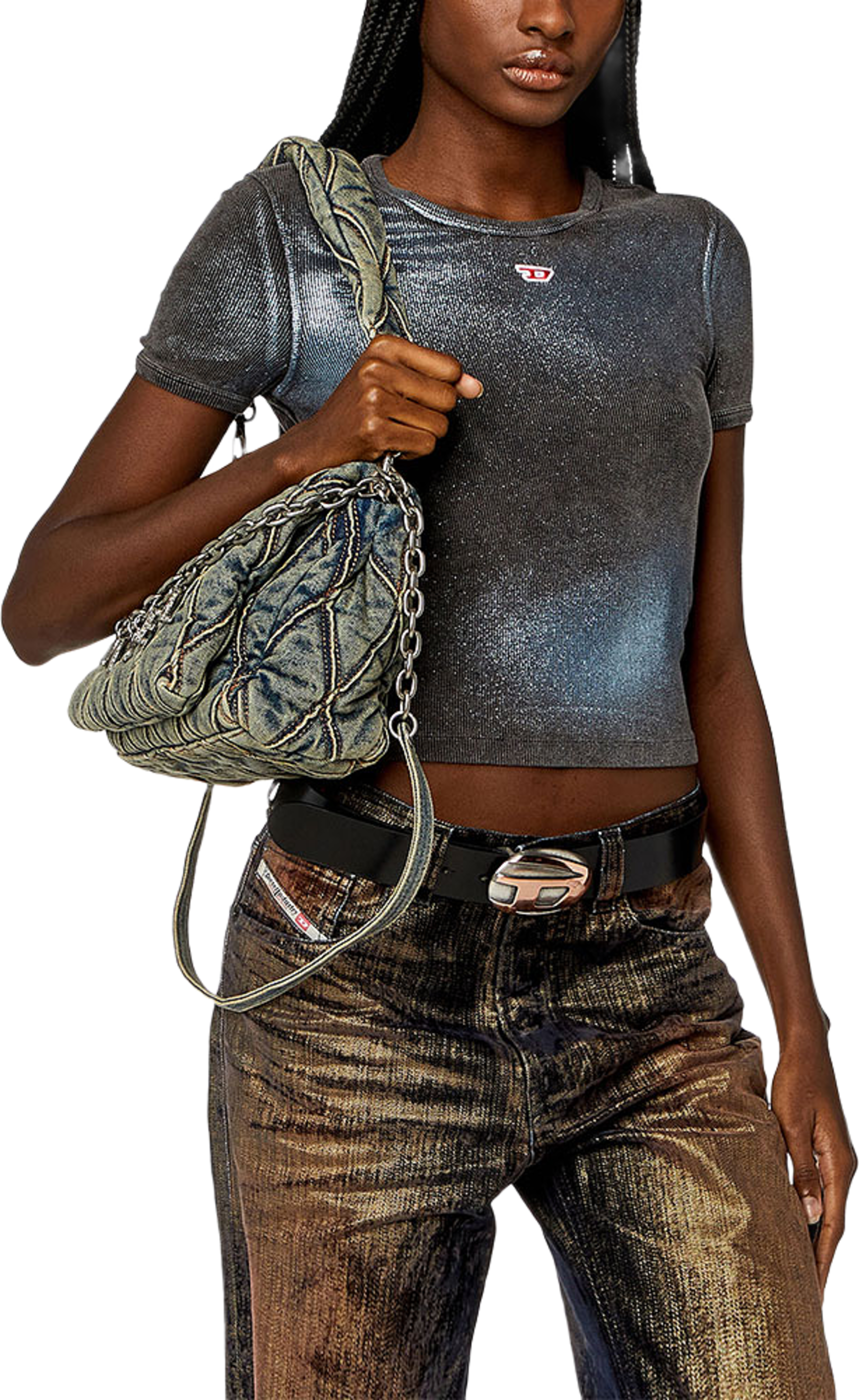 T-ELE-N1 T-SHIRT, från Diesel, i färgen Orange. Klicka för att öppna bilden i stort format