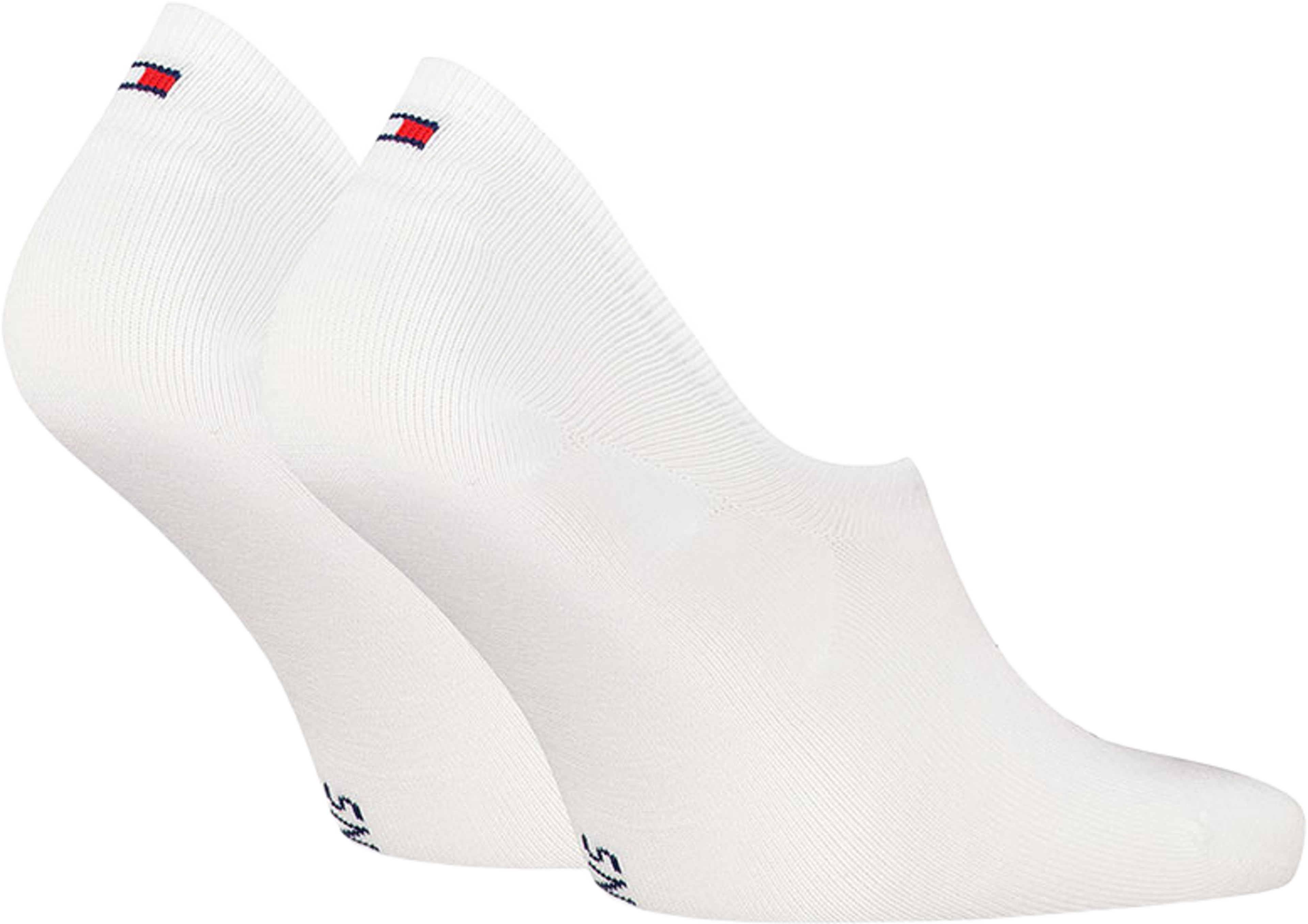 Tommy Hilfiger Unisex Invisible footie socks 2 pack