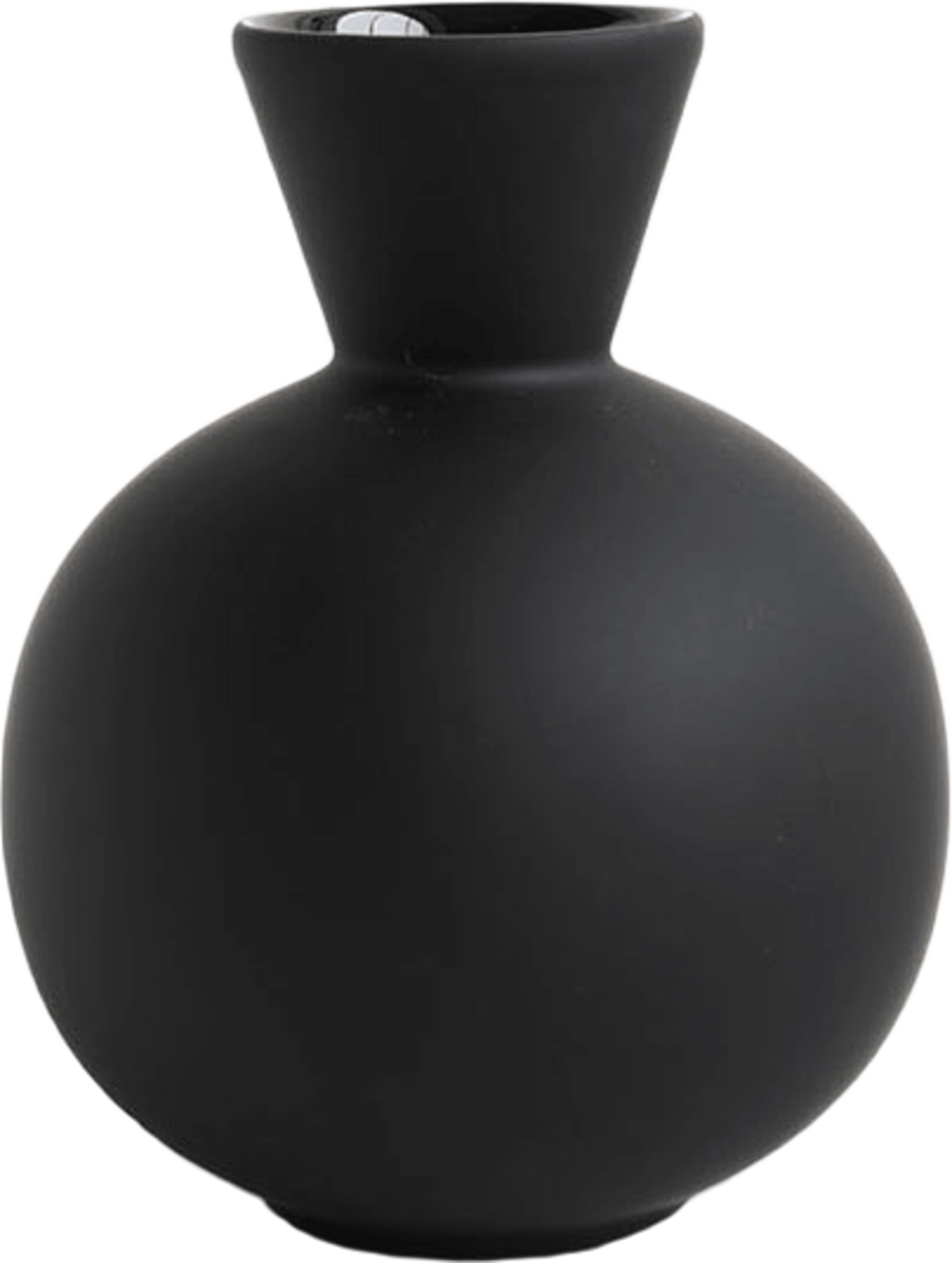 Trumpet Vase 16cm Black