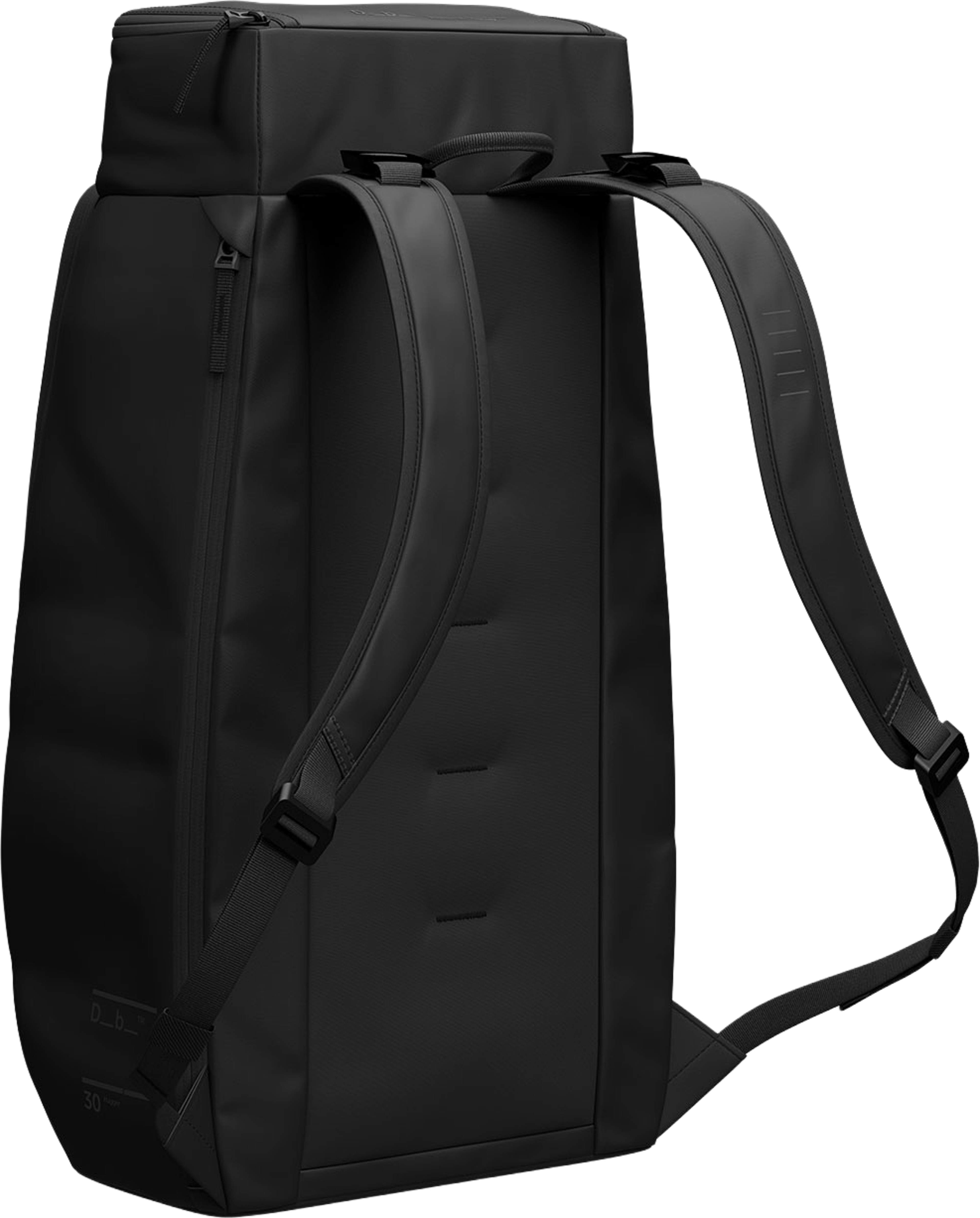 Hugger Backpack 30L, från DB, i färgen Black Out. Klicka för att öppna bilden i stort format