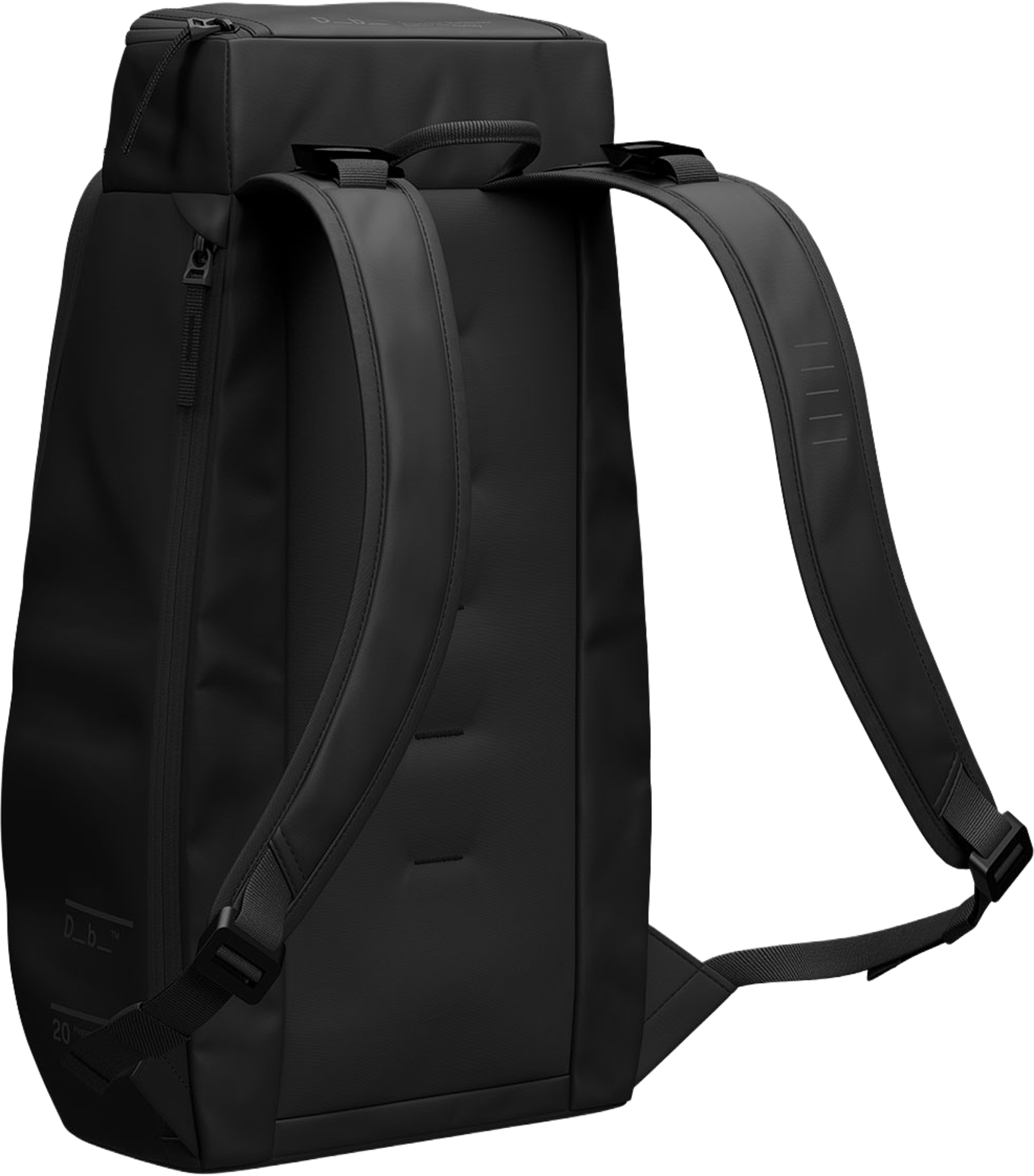 Hugger Backpack 20L, från DB, i färgen Black Out. Klicka för att öppna bilden i stort format