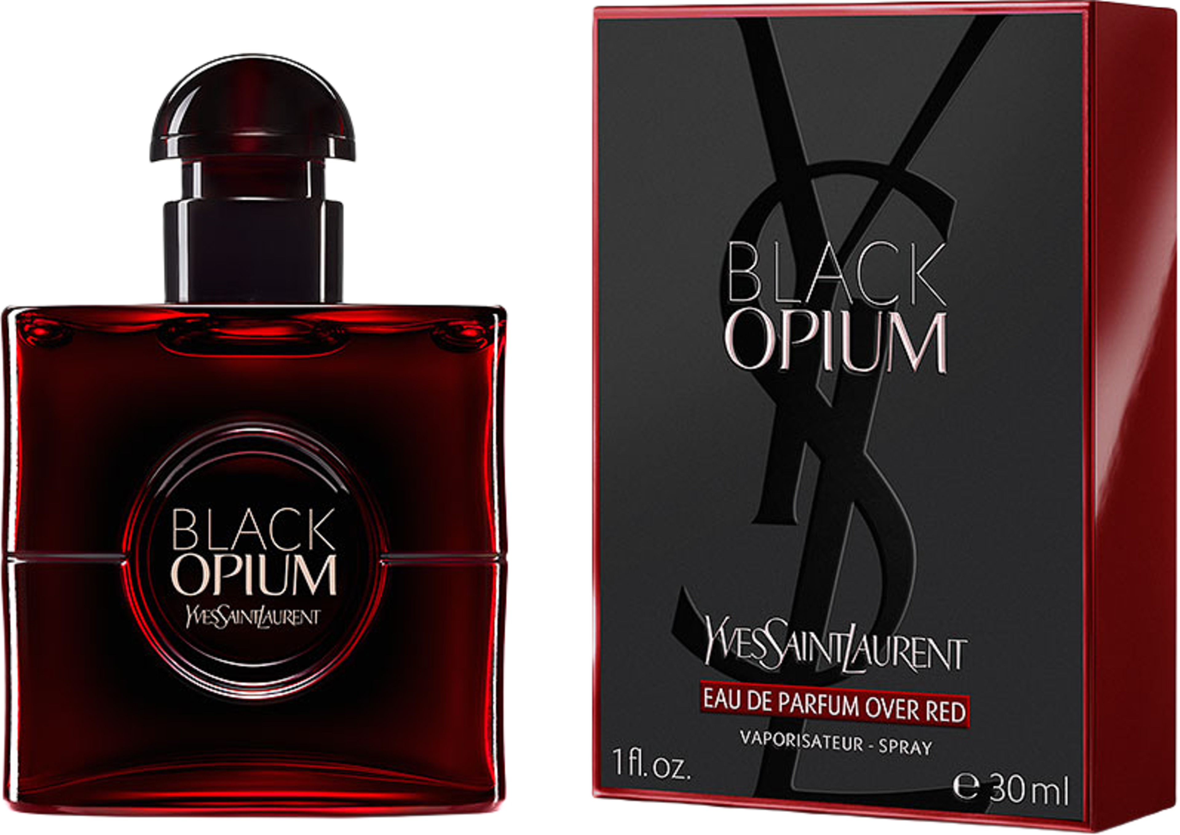 Black Opium Eau de Parfum Over Red