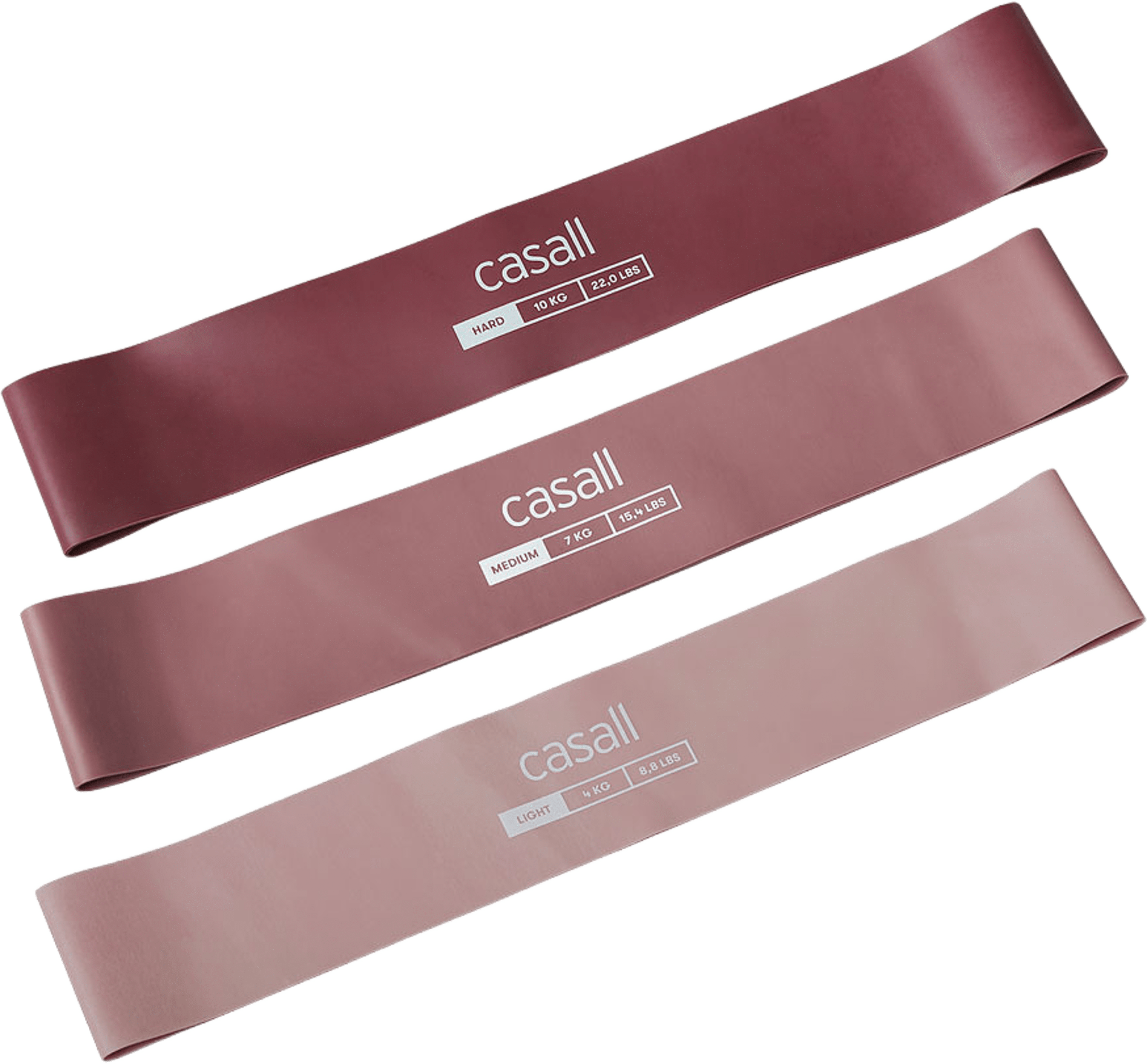 Rubber bands 3pack Other, från Casall, i färgen Pink Selection. Klicka för att öppna bilden i stort format