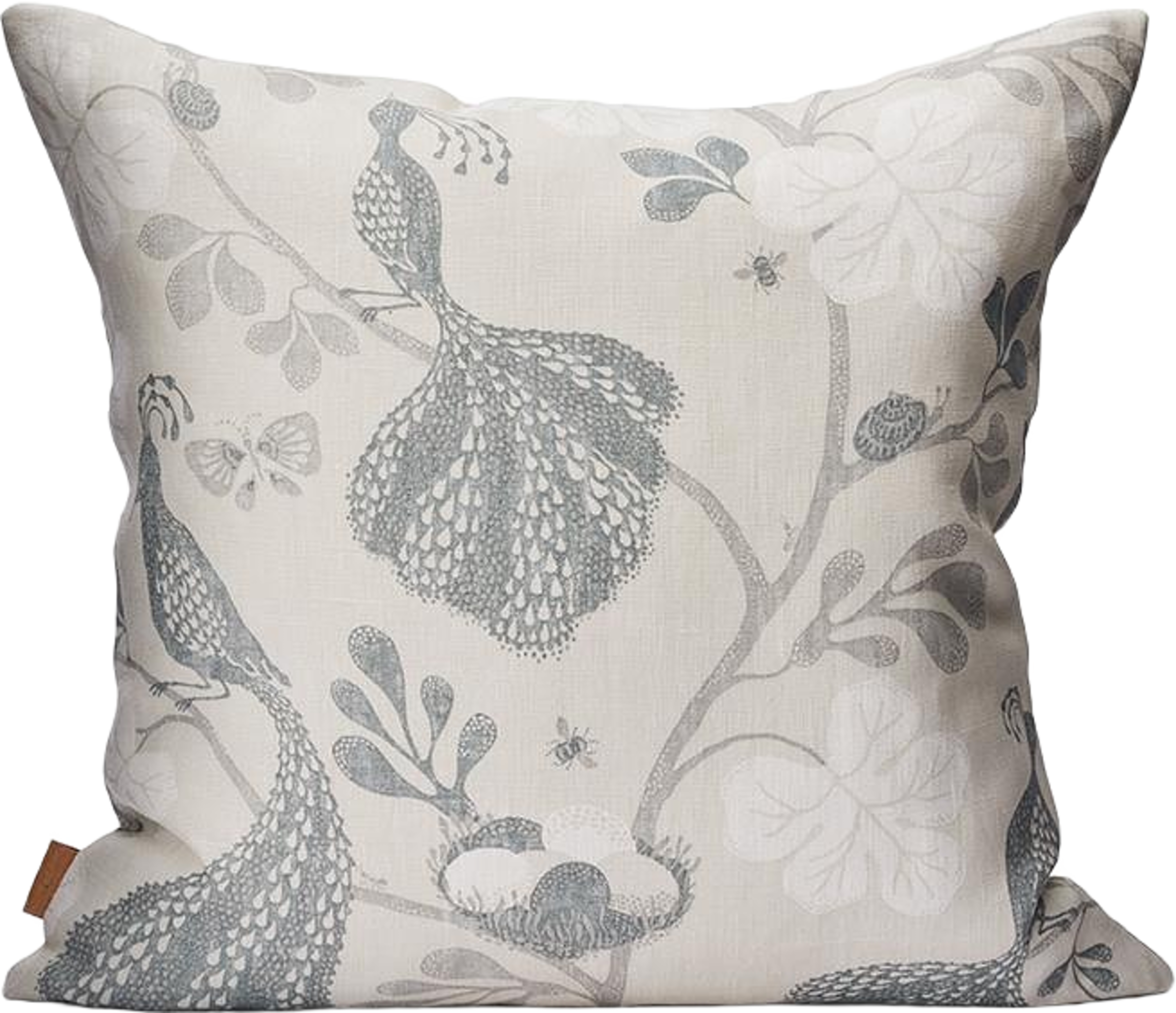 Kuddfodral 50x50cm Night Birds - Sandstone - Grå/blå