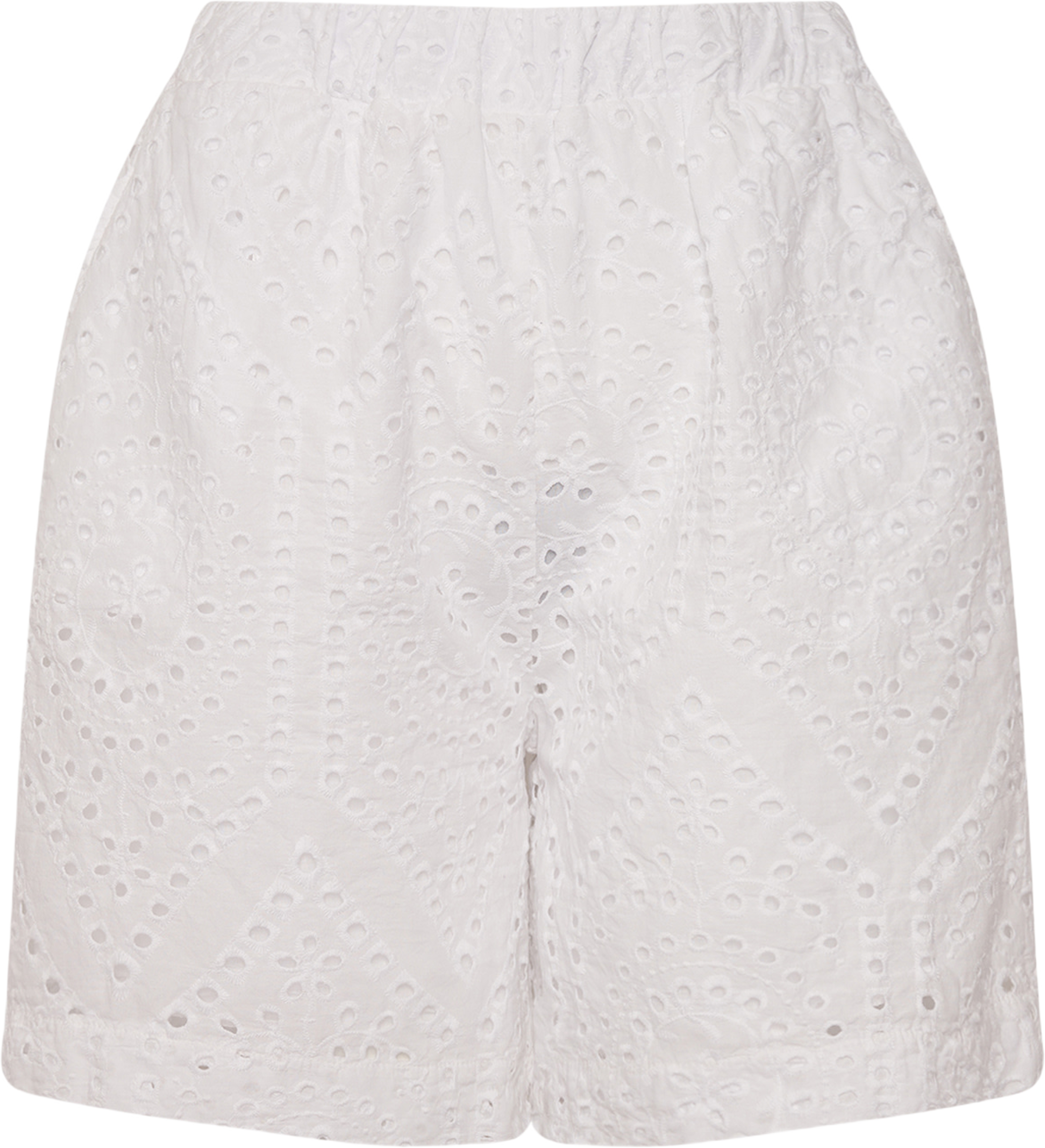 Dalia, Shorts, Cotton - White