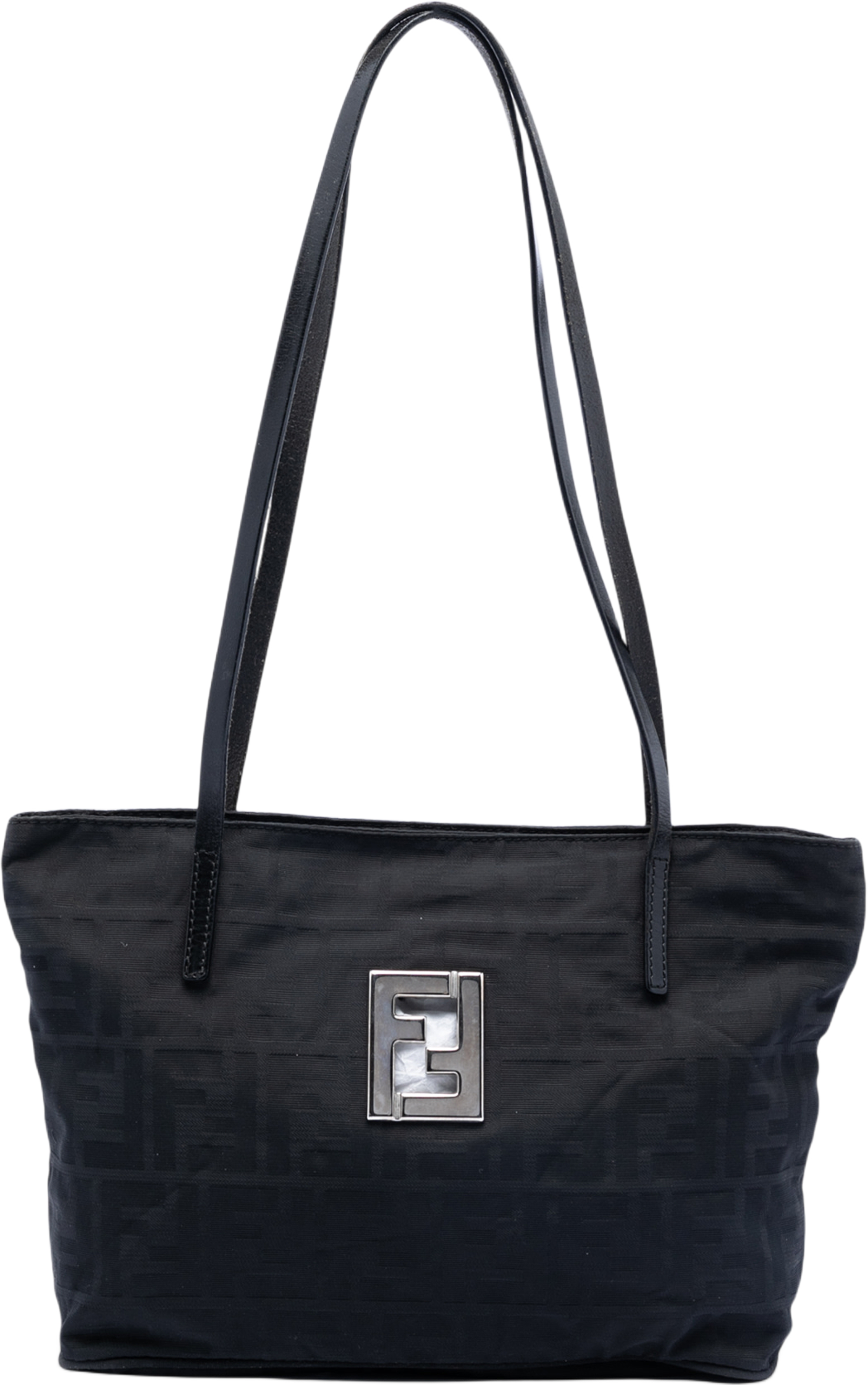 Fendi Zucca Canvas Tote, från Luxclusif, i färgen black. Klicka för att öppna bilden i stort format