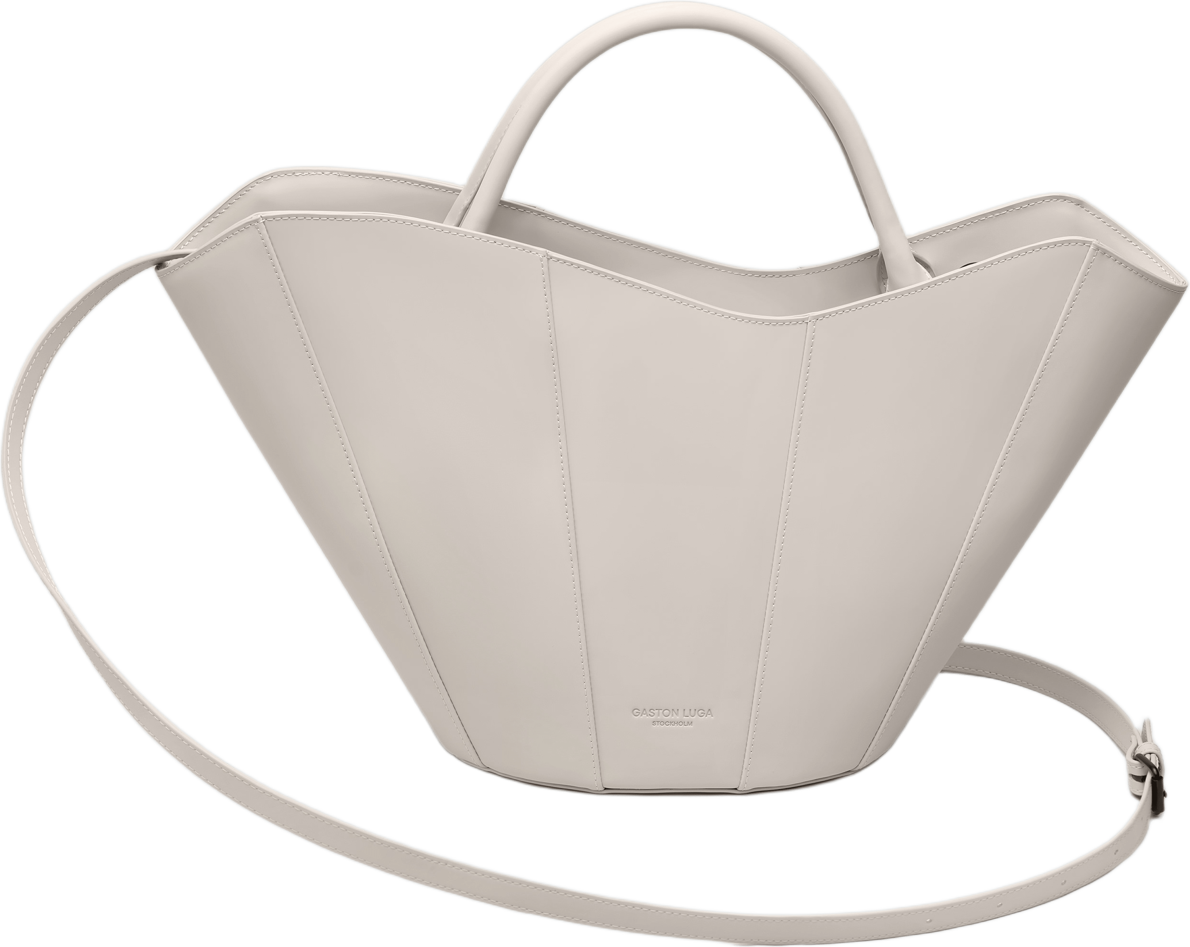 Josefine Tote, från Gaston Luga, i färgen cloud cream.