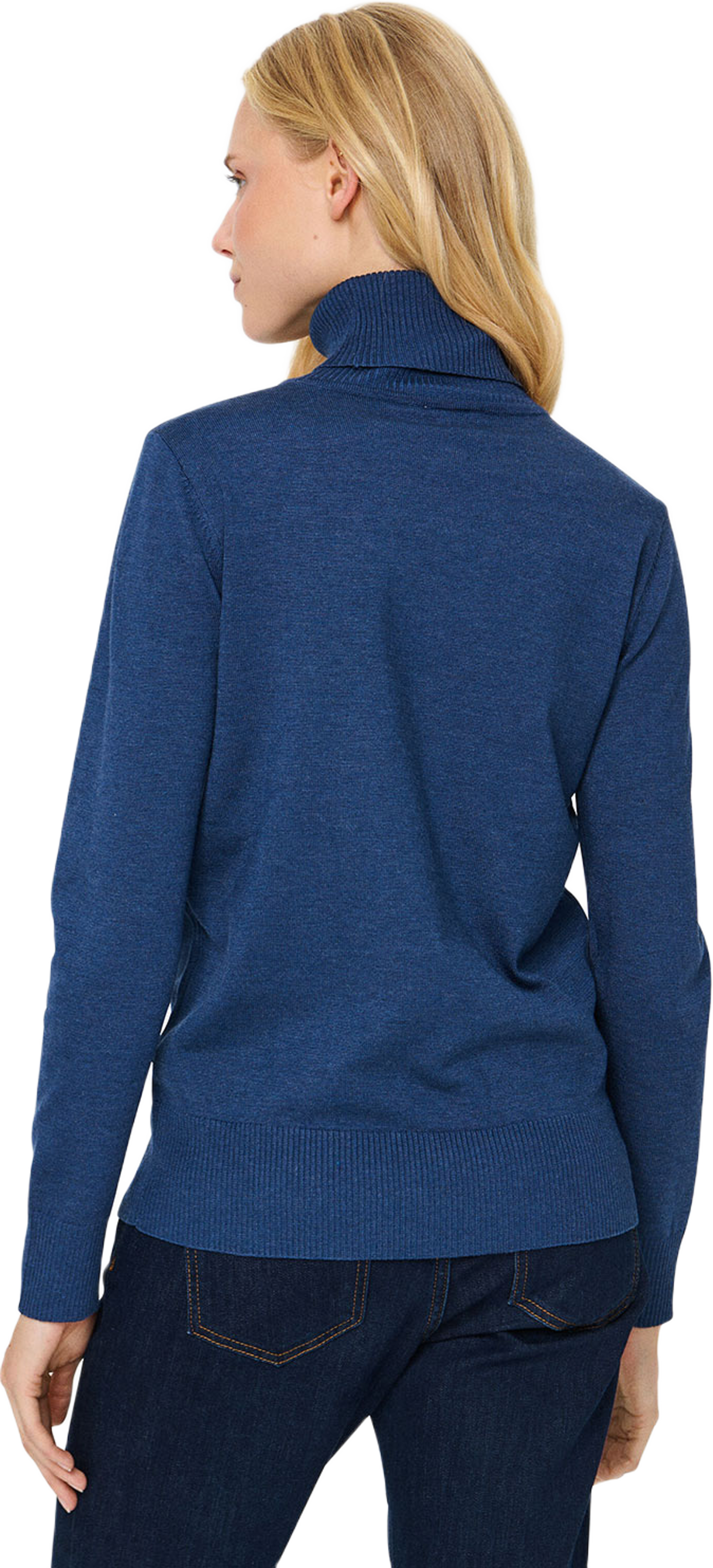 Roller Neck Sweater, från Saint Tropez, i färgen Titan Melange. Klicka för att öppna bilden i stort format