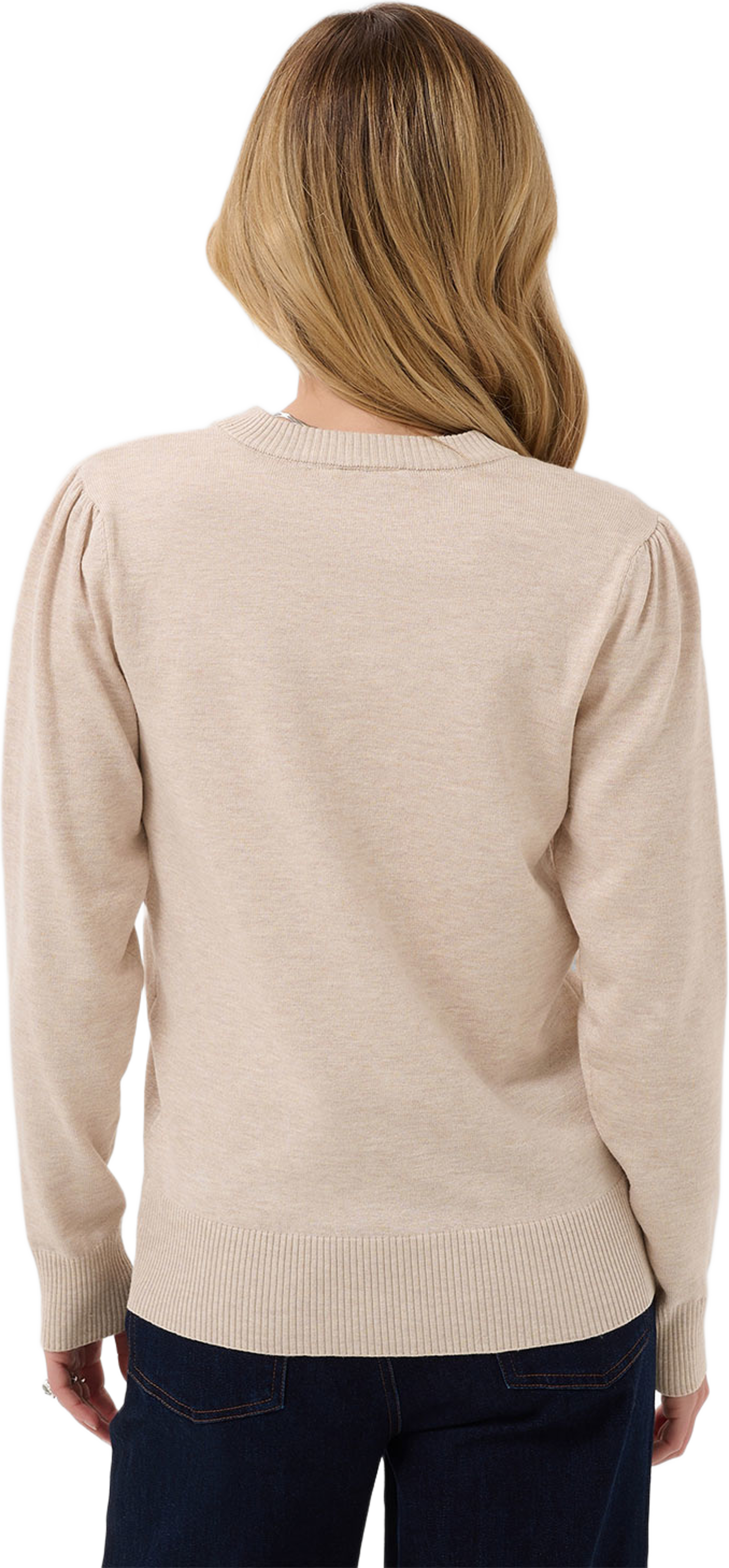 Mila Sweater, från Saint Tropez, i färgen Gray Morn Melange. Klicka för att öppna bilden i stort format