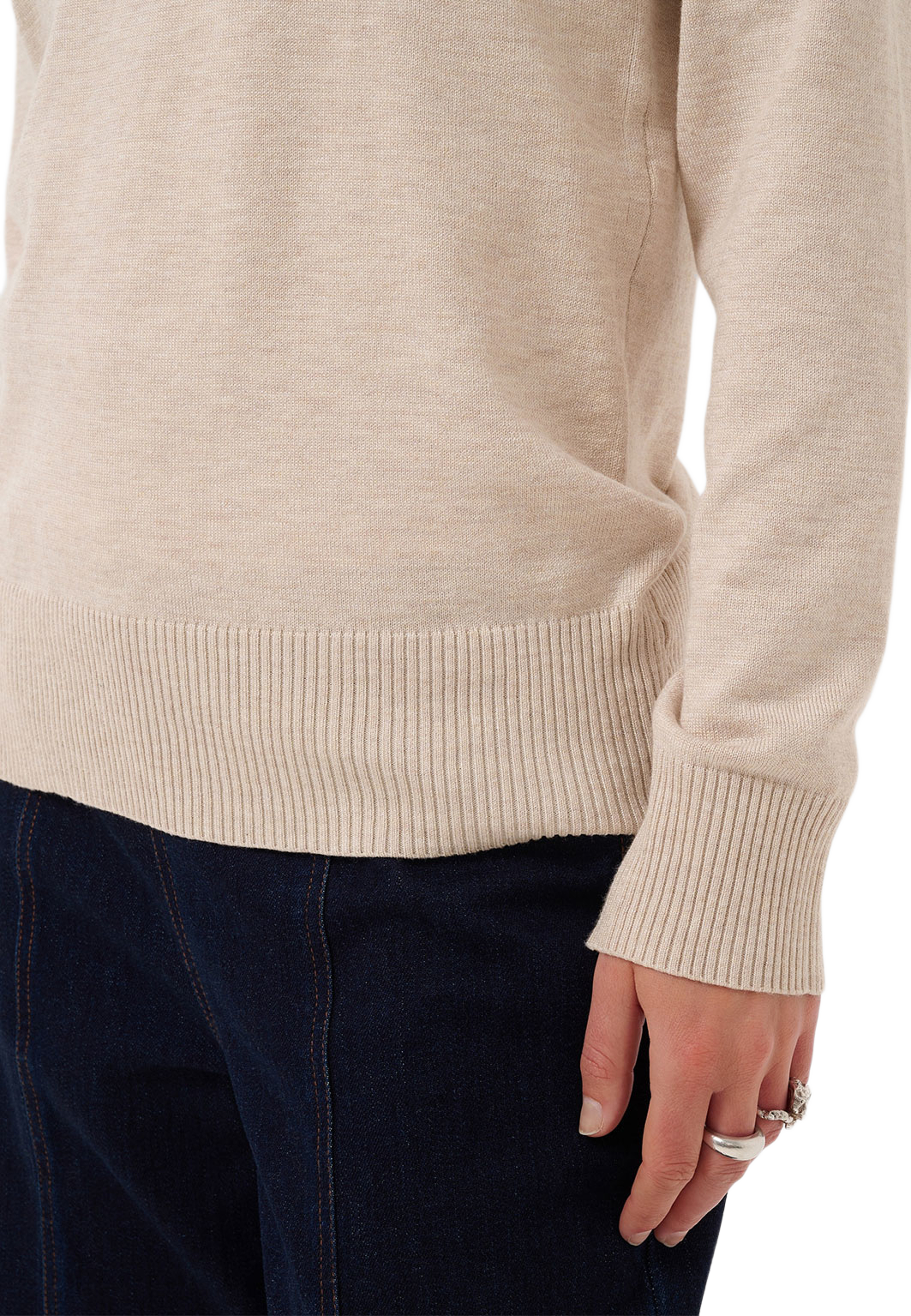 Mila Sweater, från Saint Tropez, i färgen Gray Morn Melange. Klicka för att öppna bilden i stort format