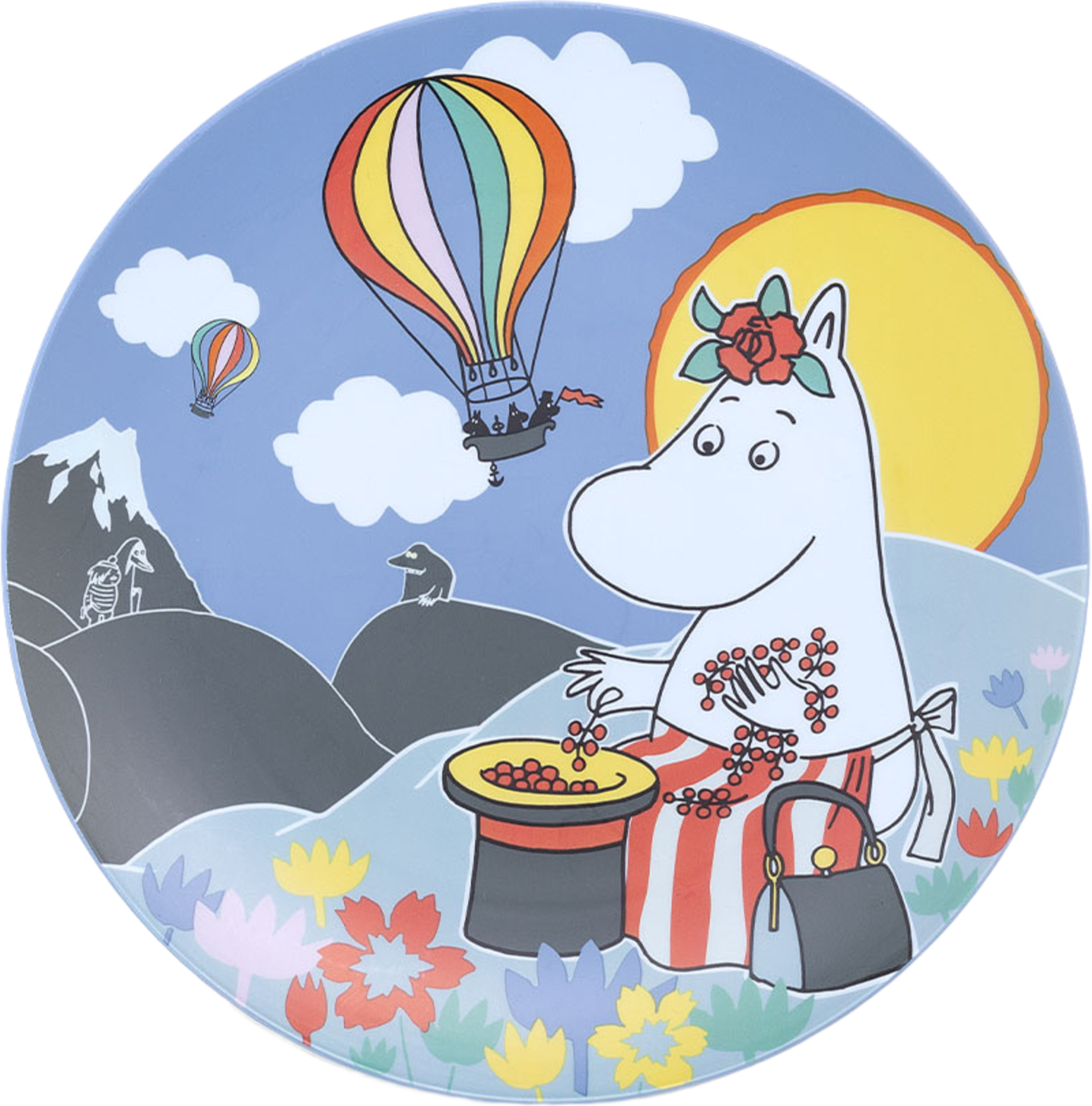 Mumin Festligheter, Flat tallrik