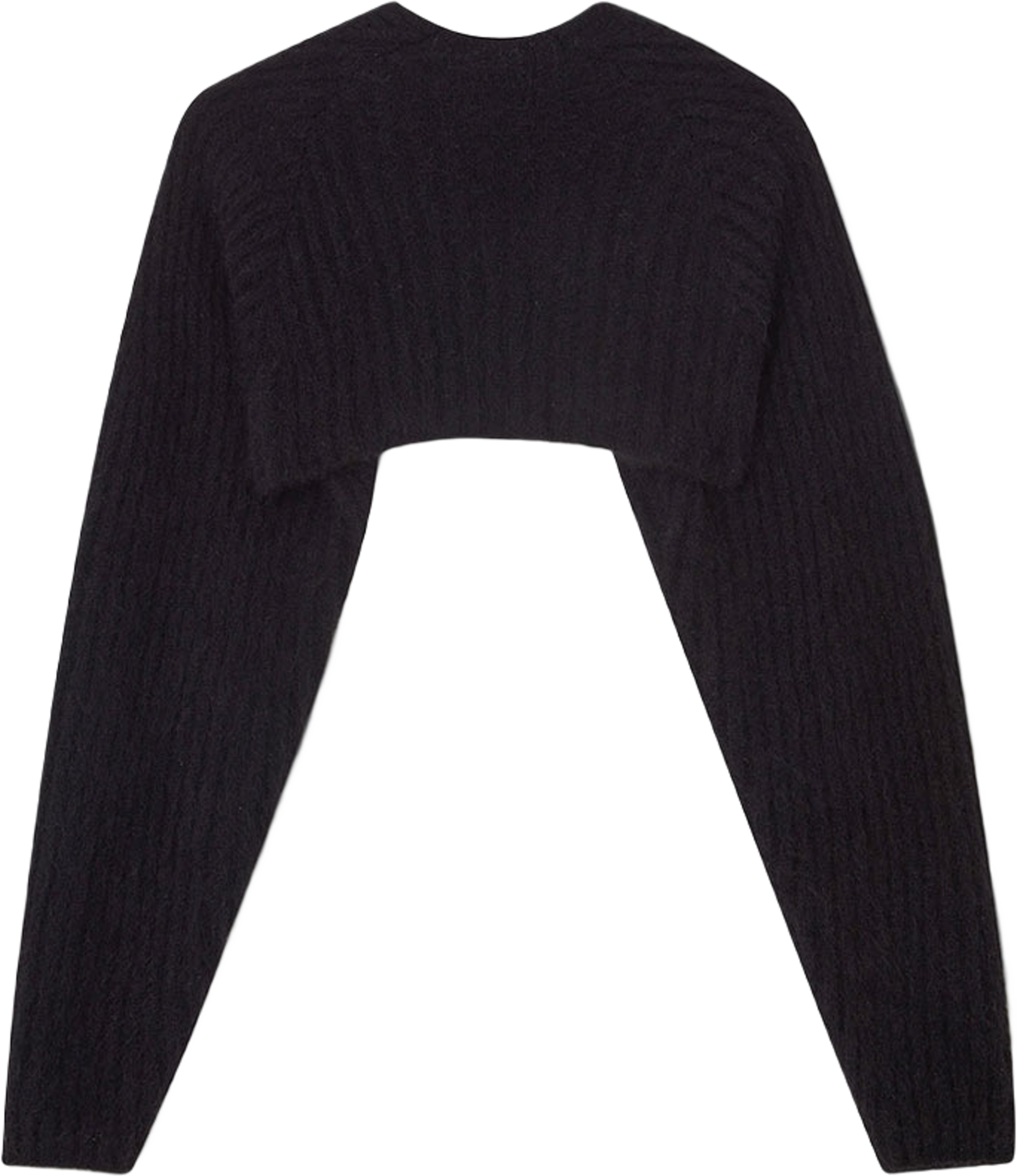 KNITTED BOLERO, från Dagmar, i färgen Black. Klicka för att öppna bilden i stort format