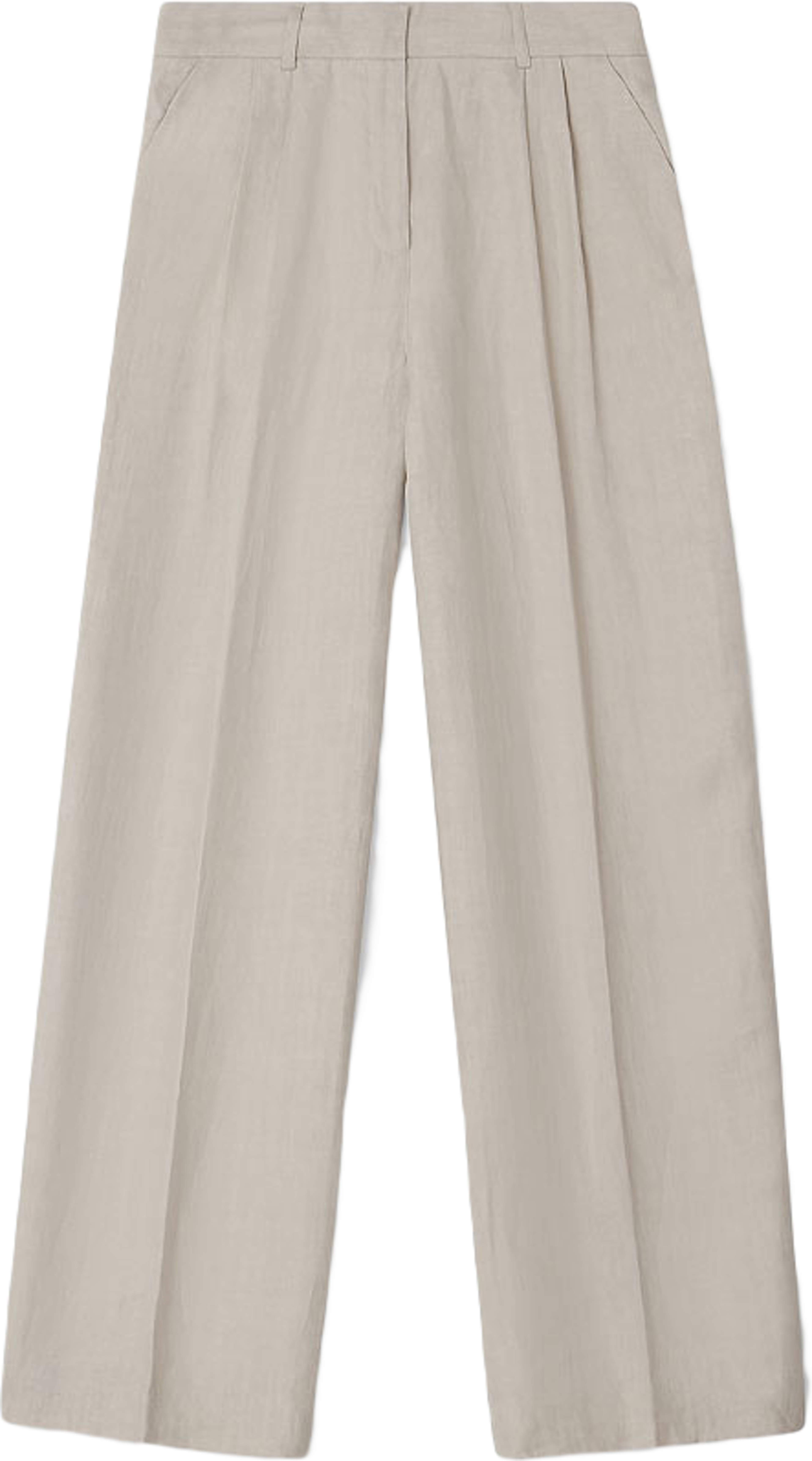 WIDE SUIT TROUSERS, från Dagmar, i färgen Oat. Klicka för att öppna bilden i stort format