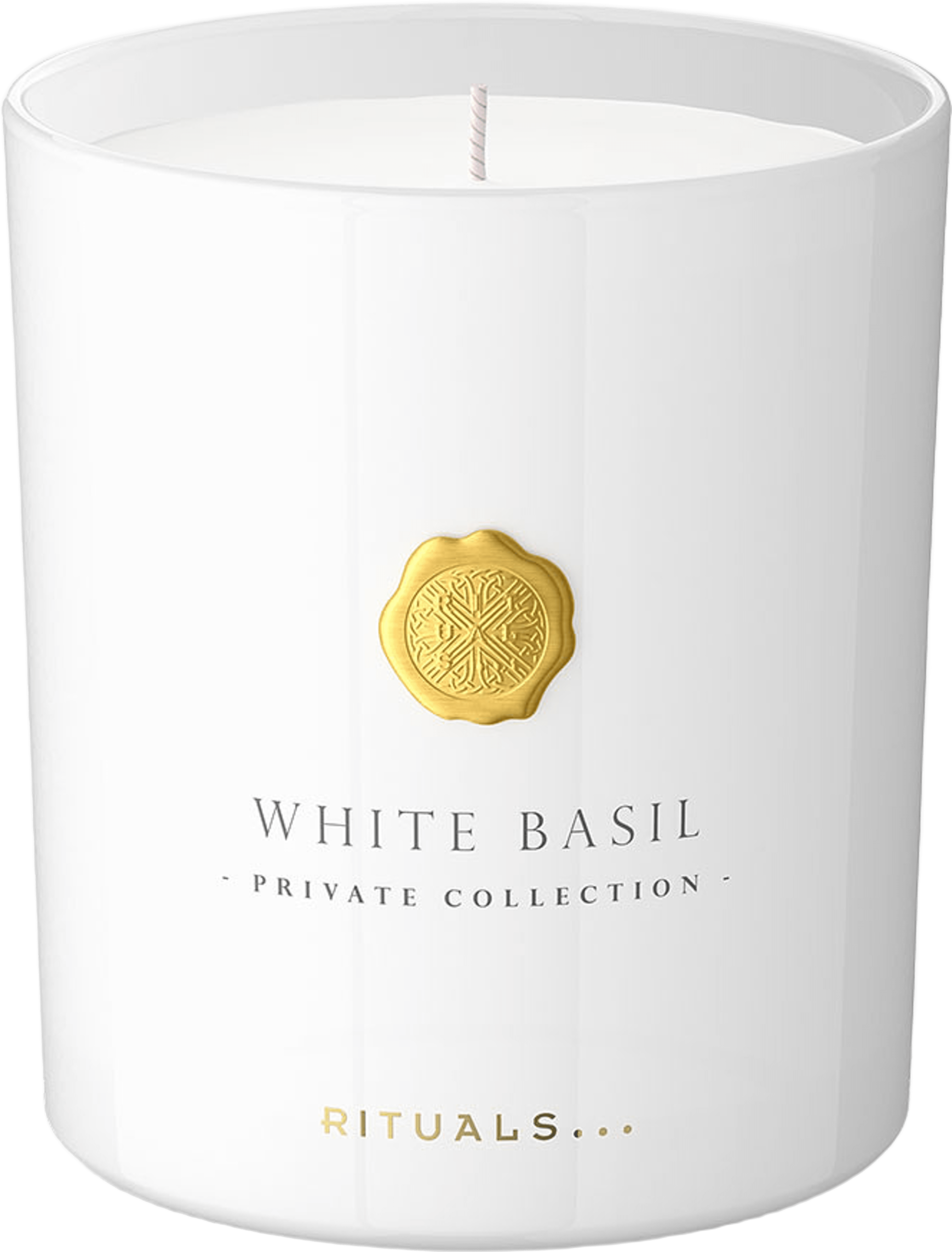 White Basil Scented Candle 360g
