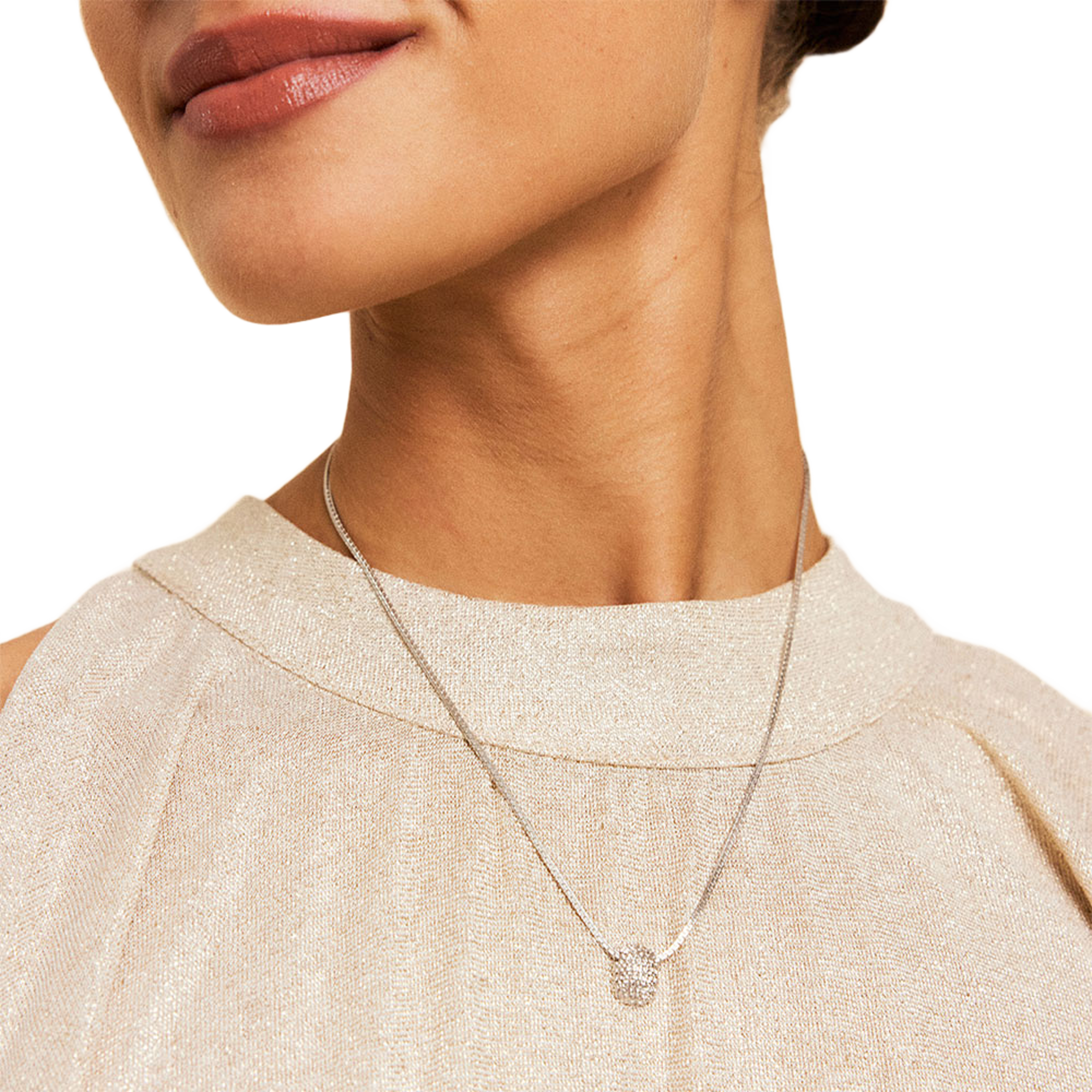 Amarillo Necklace S Rhodium