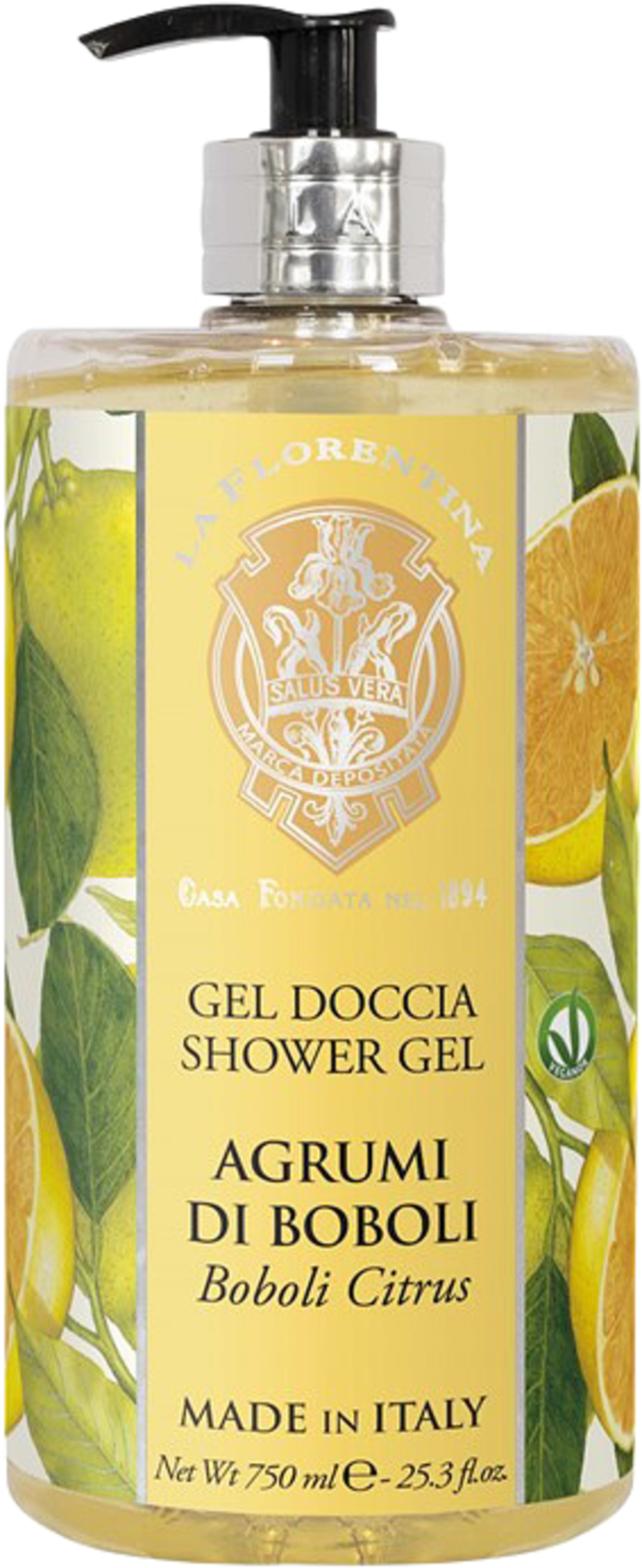 Shower Gel Boboli Citrus, från La Florentina. Klicka för att öppna bilden i stort format