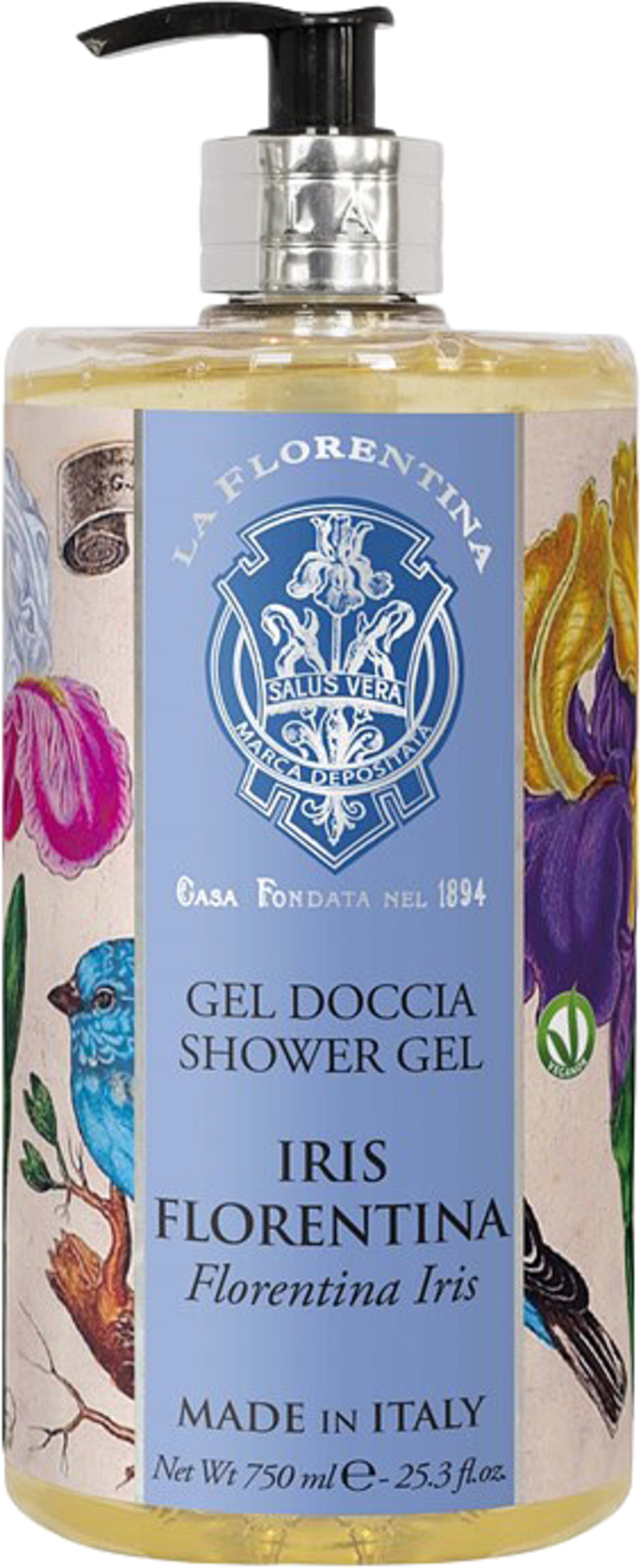 Shower Gel Florentina Iris, från La Florentina. Klicka för att öppna bilden i stort format