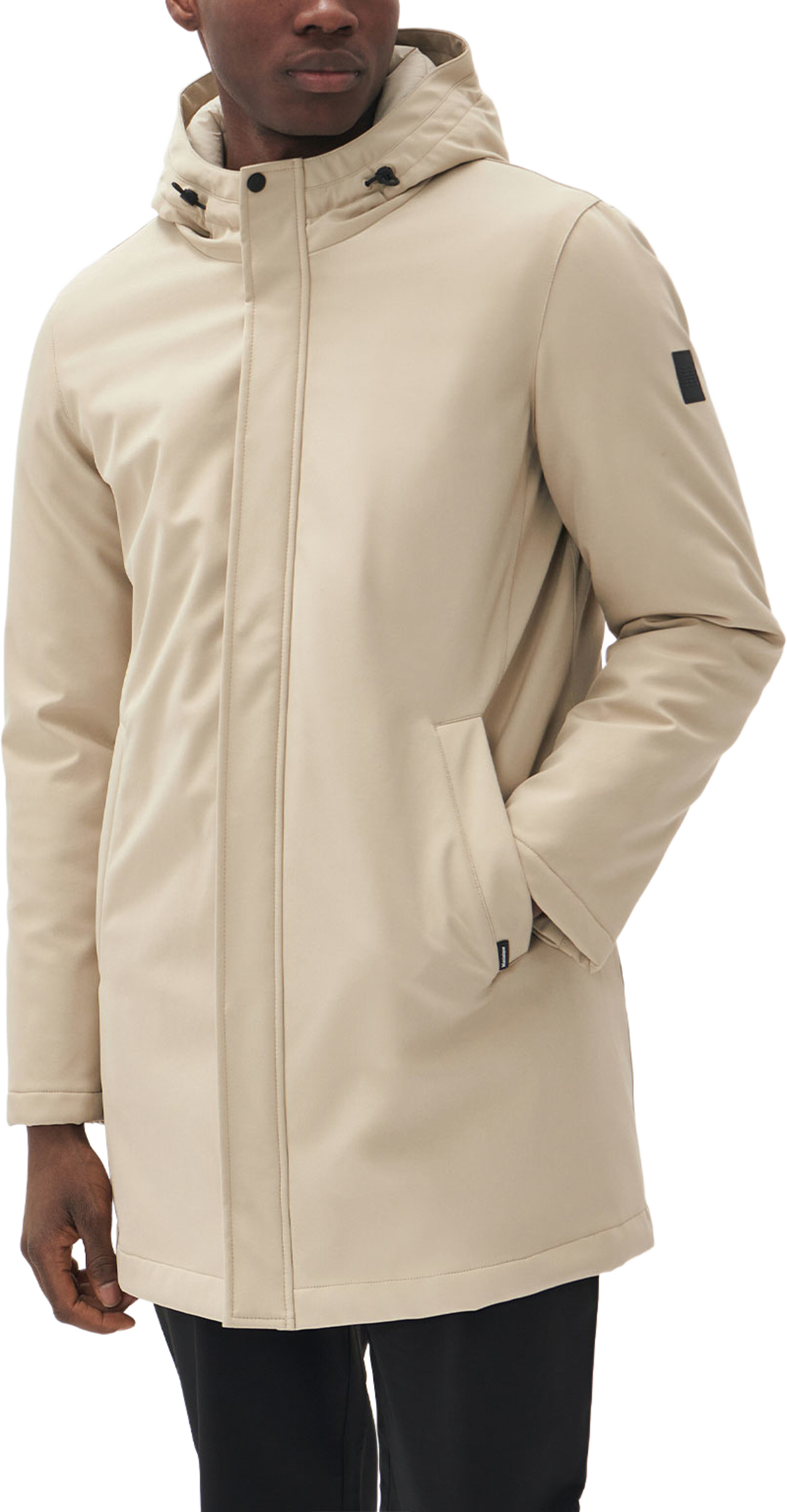 MAdeston Coat, från Matinique, i färgen Simply Taupe. Klicka för att öppna bilden i stort format