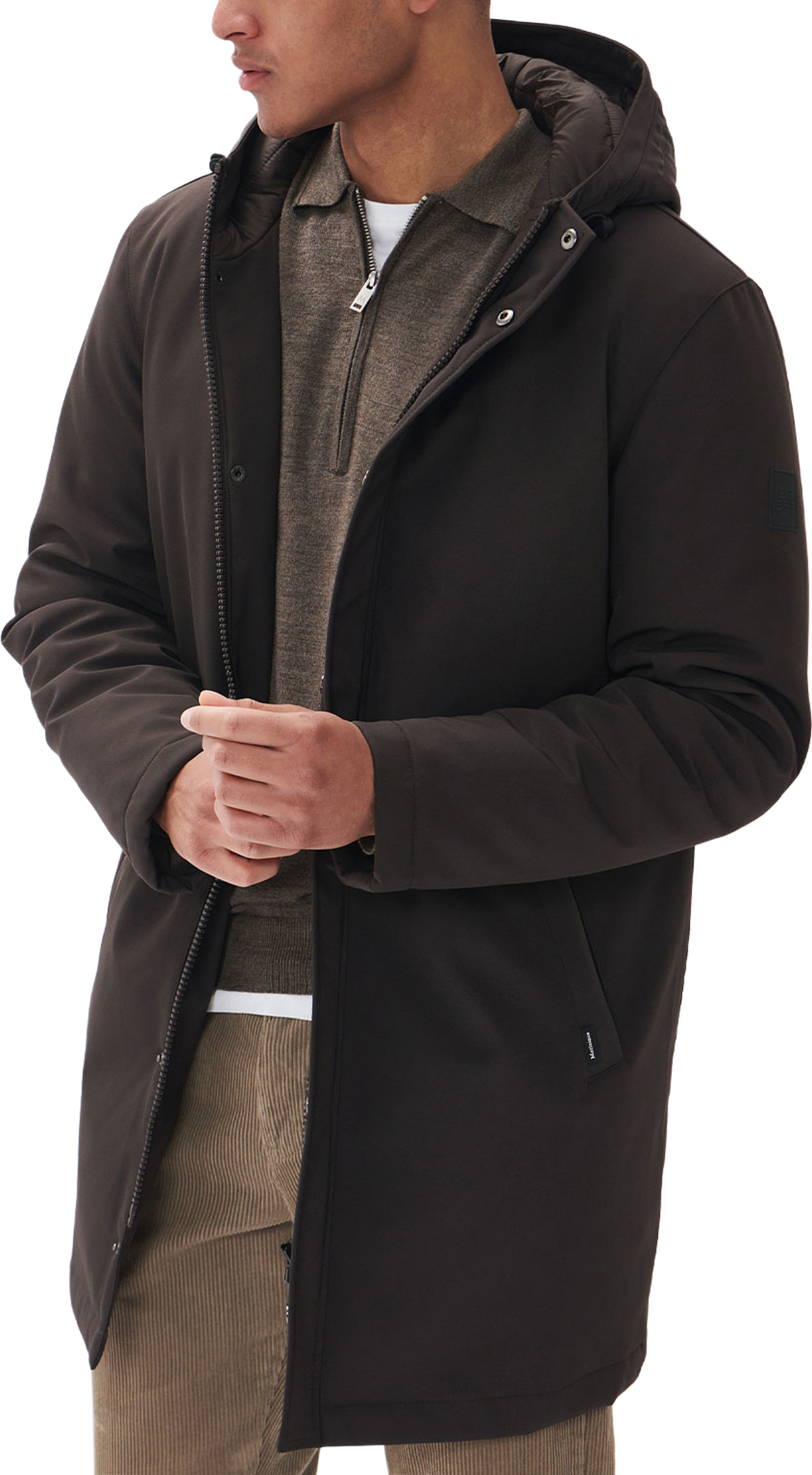 MAdeston Coat, från Matinique, i färgen Espresso. Klicka för att öppna bilden i stort format