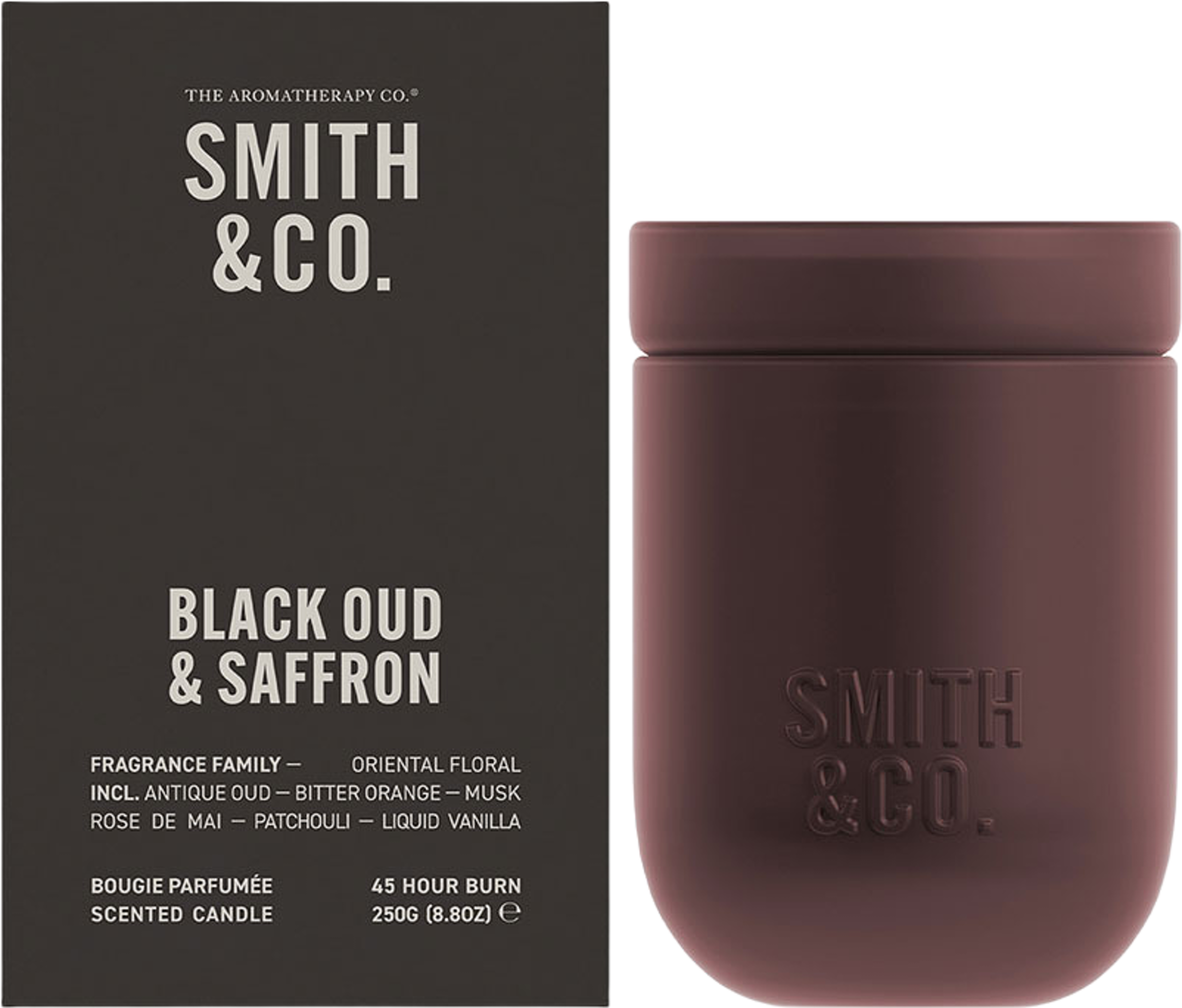Doftljus Black Oud & Saffron