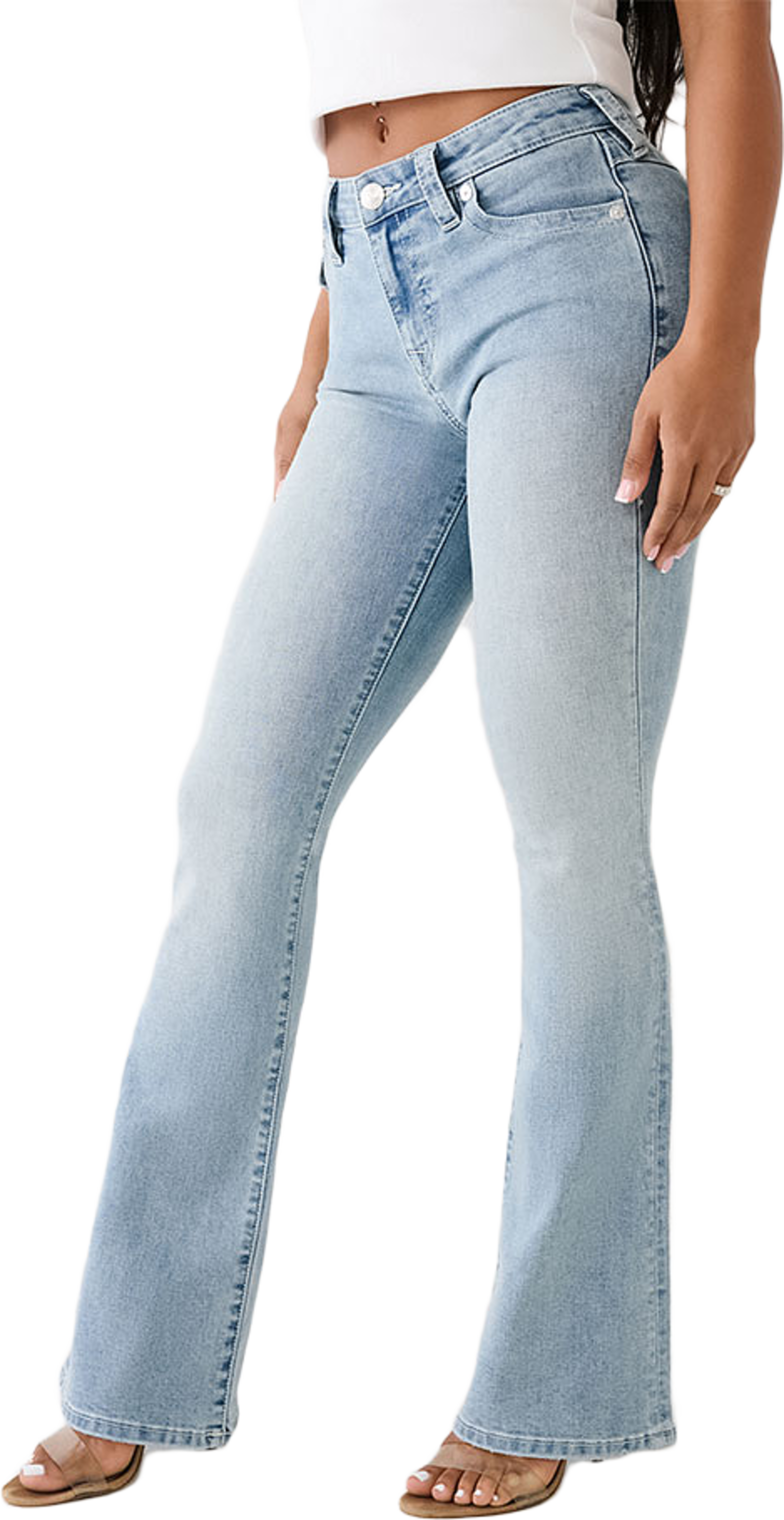 BECCA MID RISE BOOT CUT FLAP