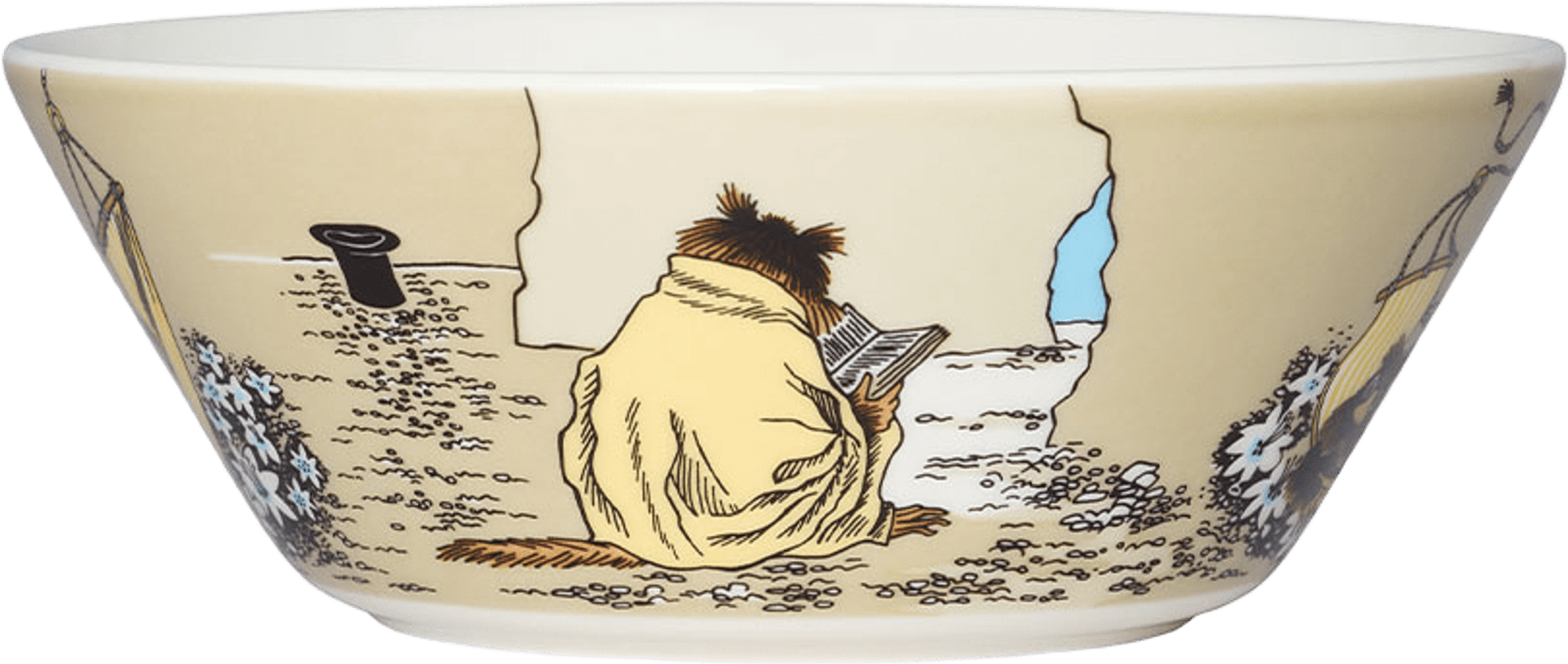 Mumin Skål 15Cm Bisamråttan Beige