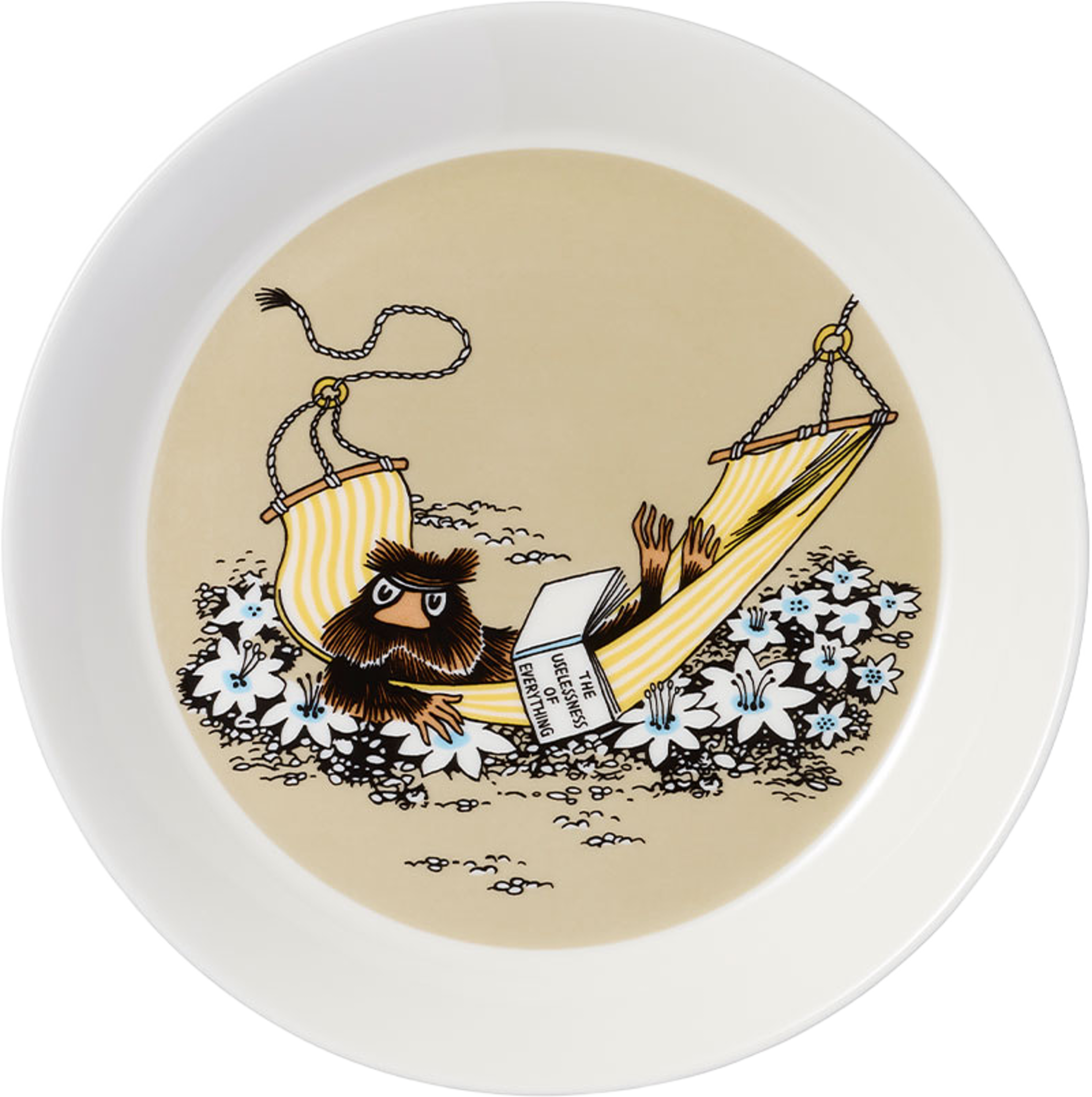 Mumin Tallrik 19Cm Bisamråttan Beige
