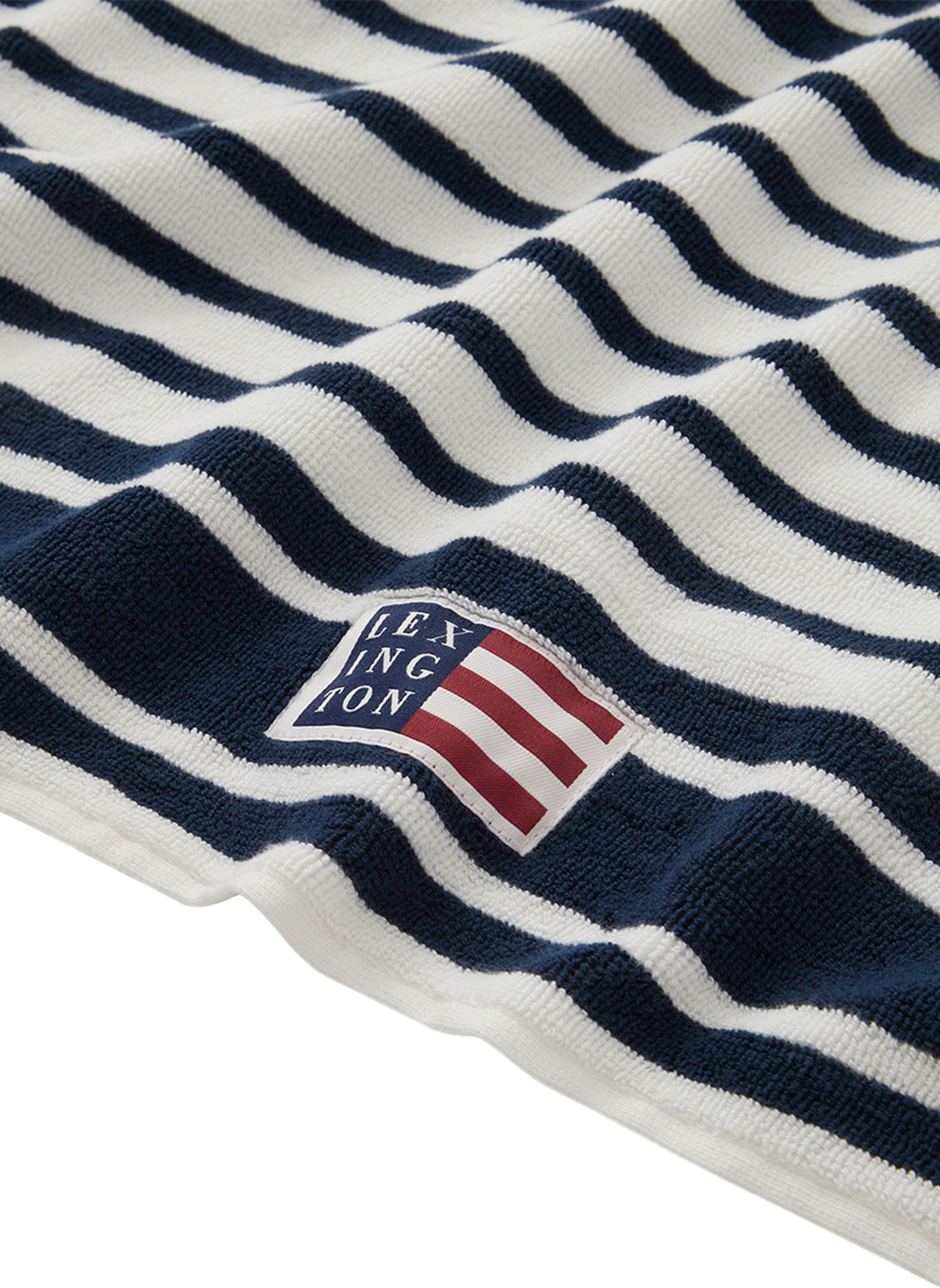 Striped Cotton Terry Family Beach Towel