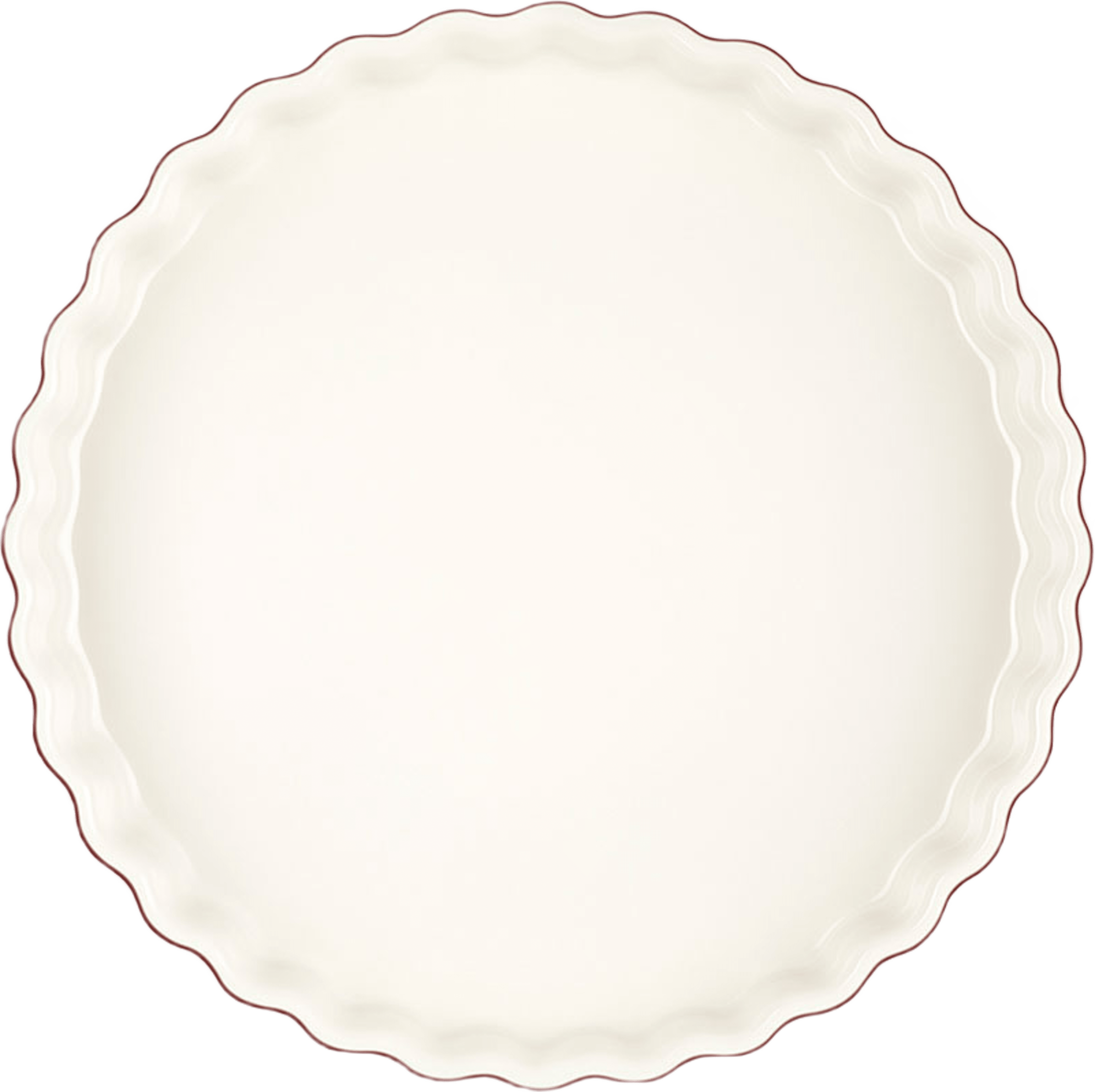 Pajform stengods 28cm