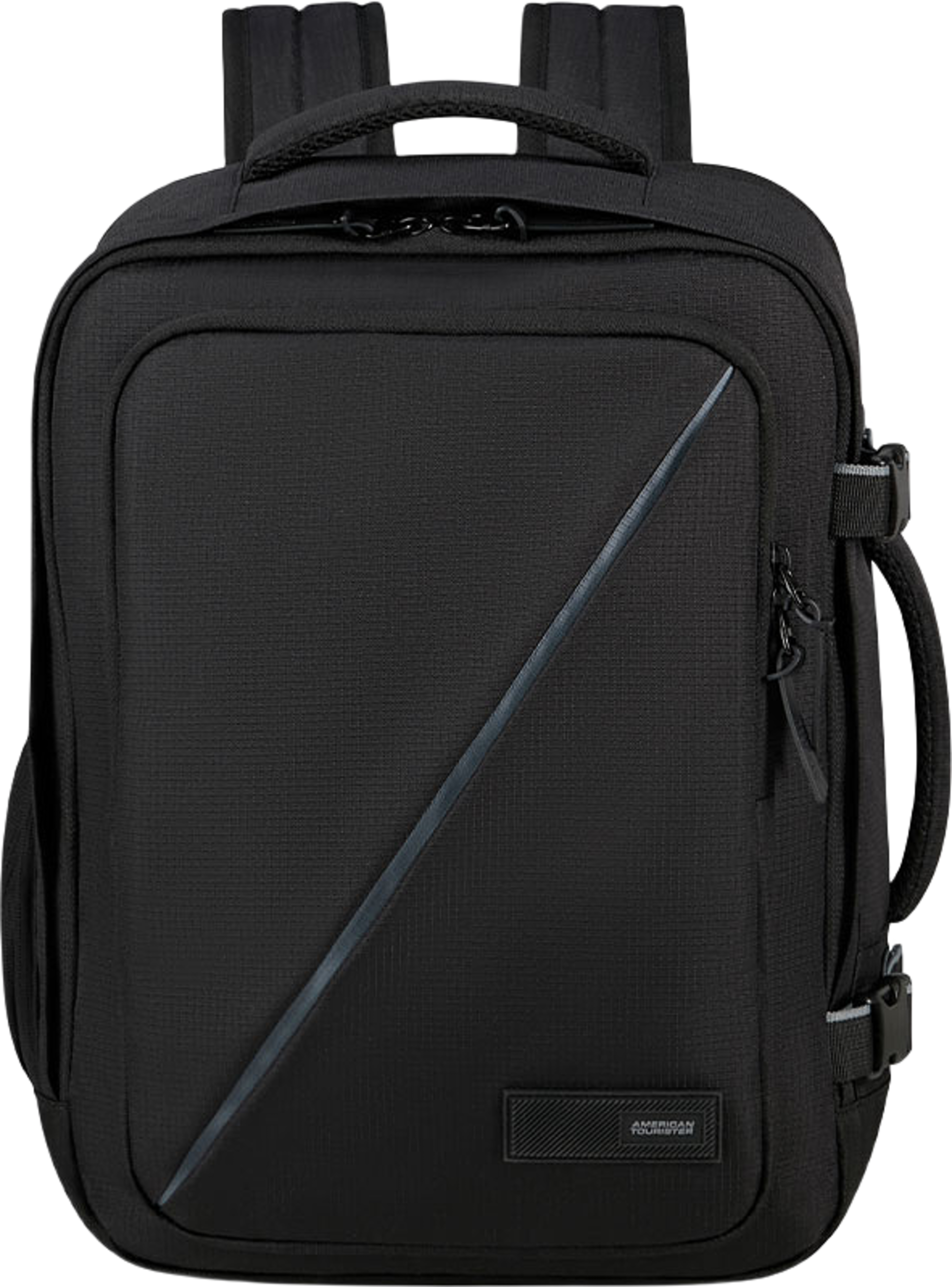 Ryggsäck godkänd kabinväska för Wizz Air, från American Tourister, i färgen Black. Klicka för att öppna bilden i stort format