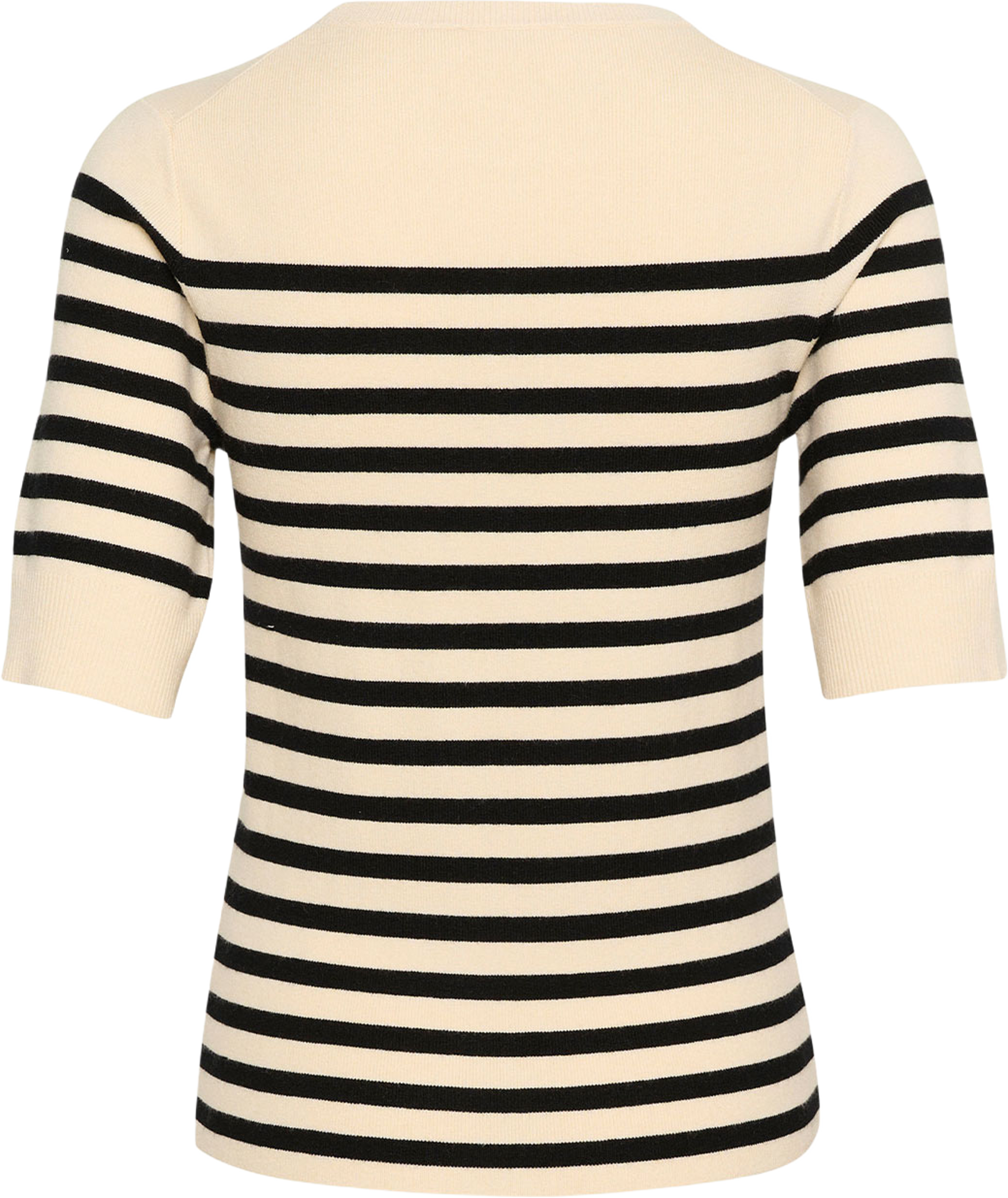 SLPina Striped Pullover, från Soaked In Luxury, i färgen White With Black Stripe. Klicka för att öppna bilden i stort format