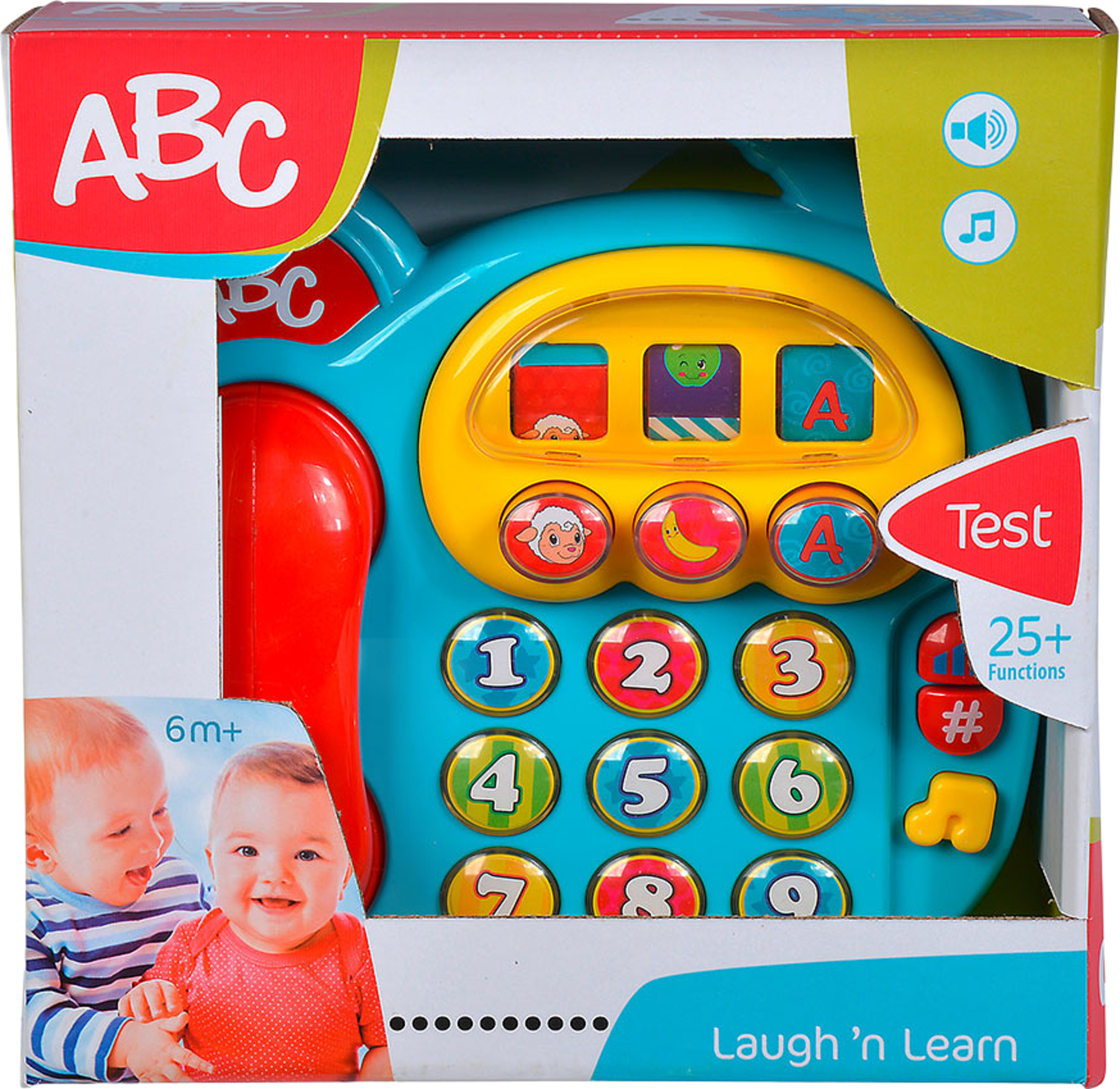 ABC Färgglad Telefon