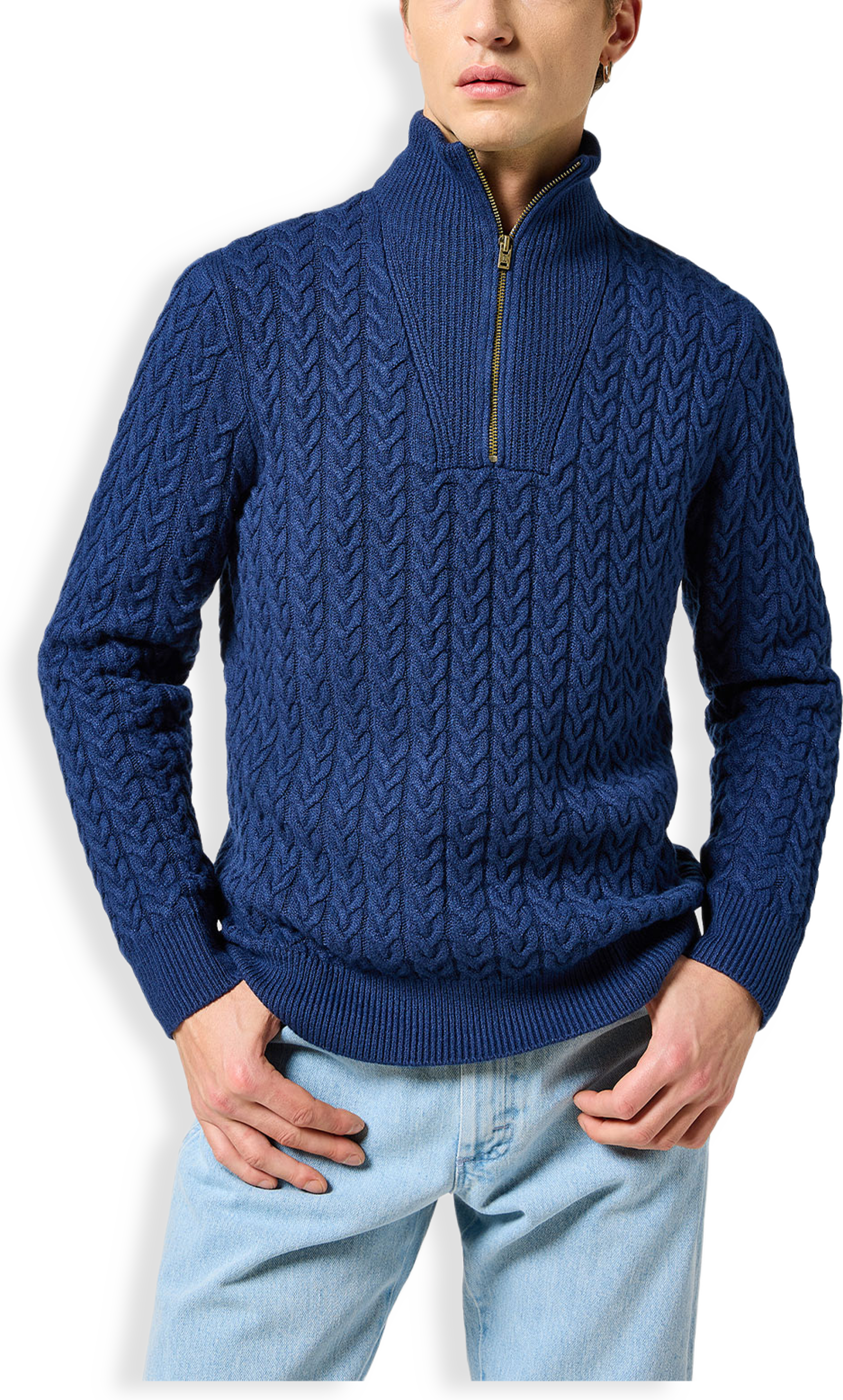 Half Zip Knit