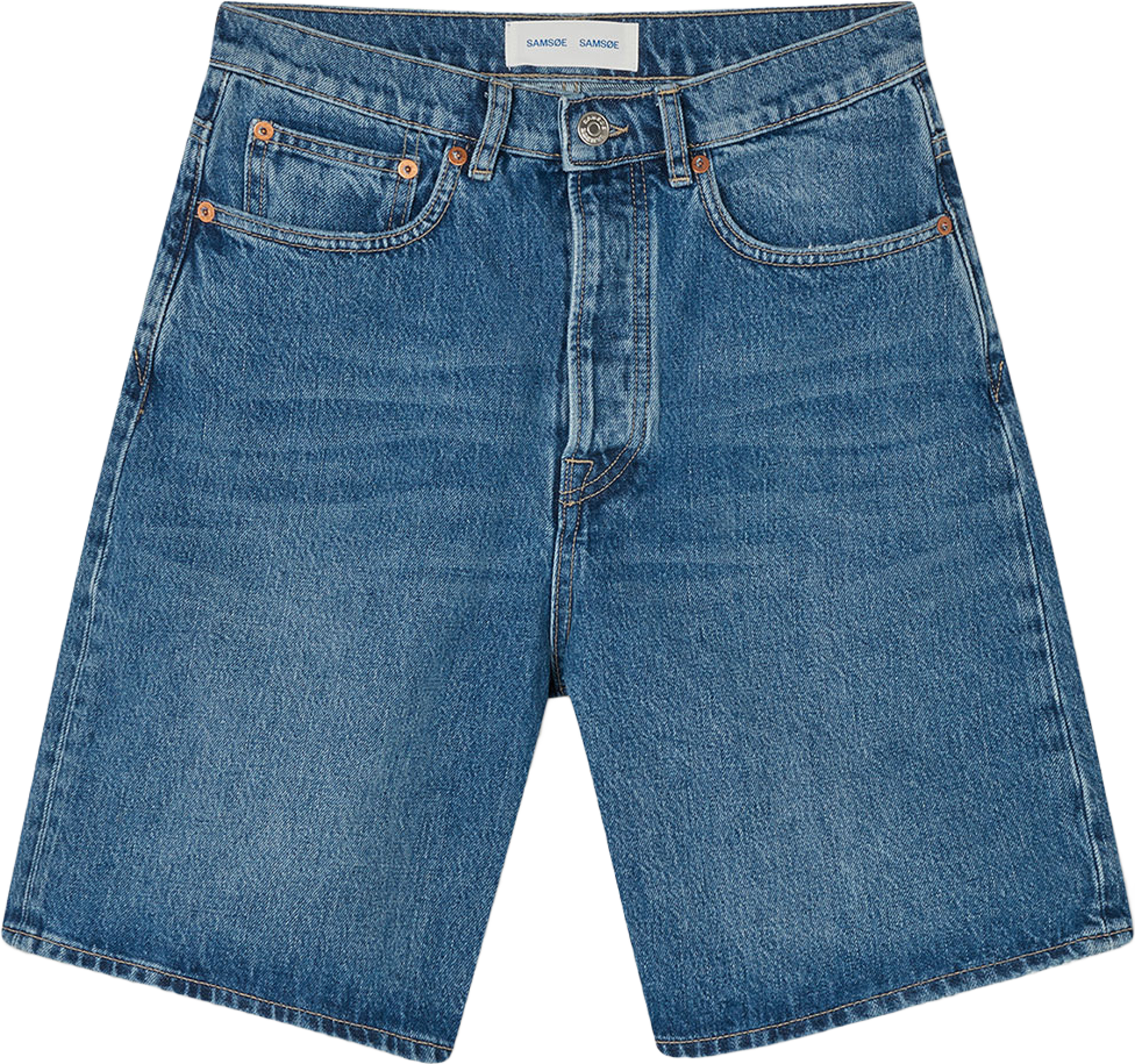 Sashelly shorts 15059, från SAMSOE SAMSOE, i färgen Legend. Klicka för att öppna bilden i stort format